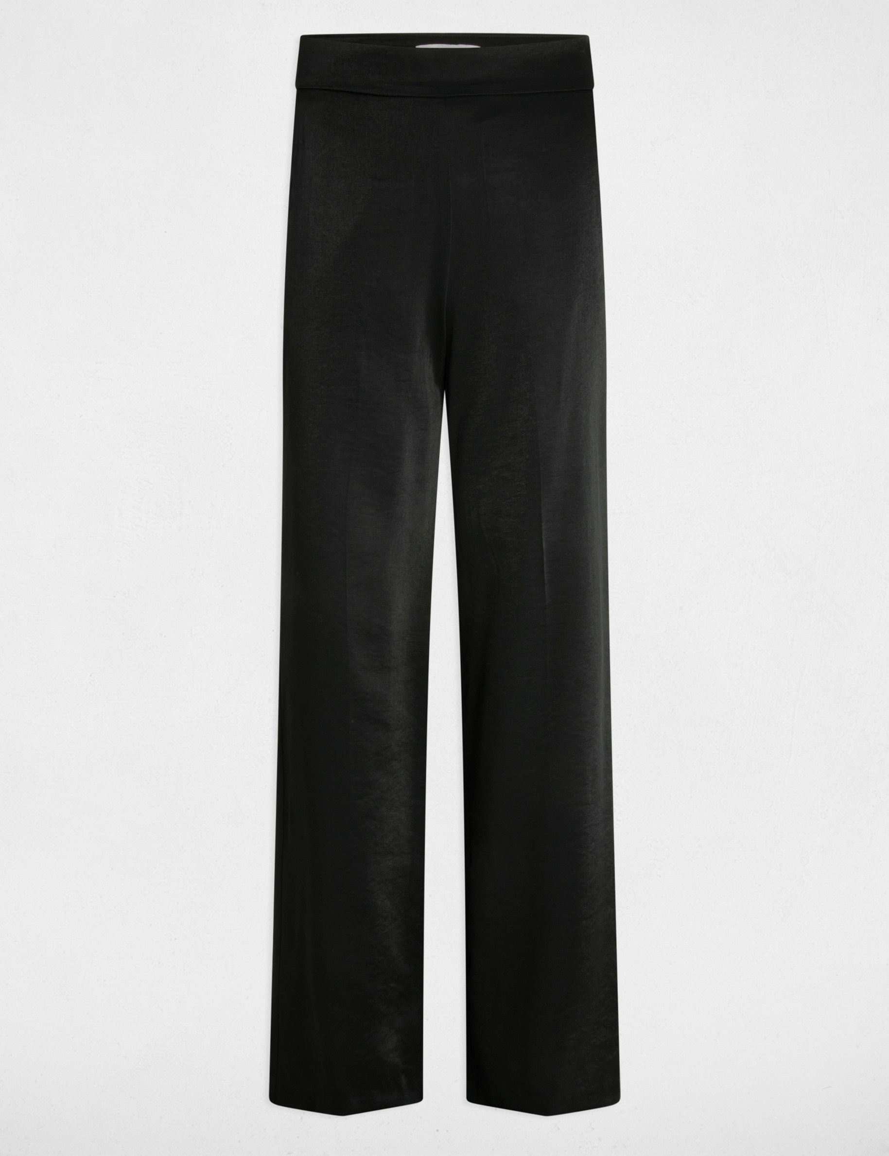 pantalon large fluide noir femme Pantalon large fluide noir femme