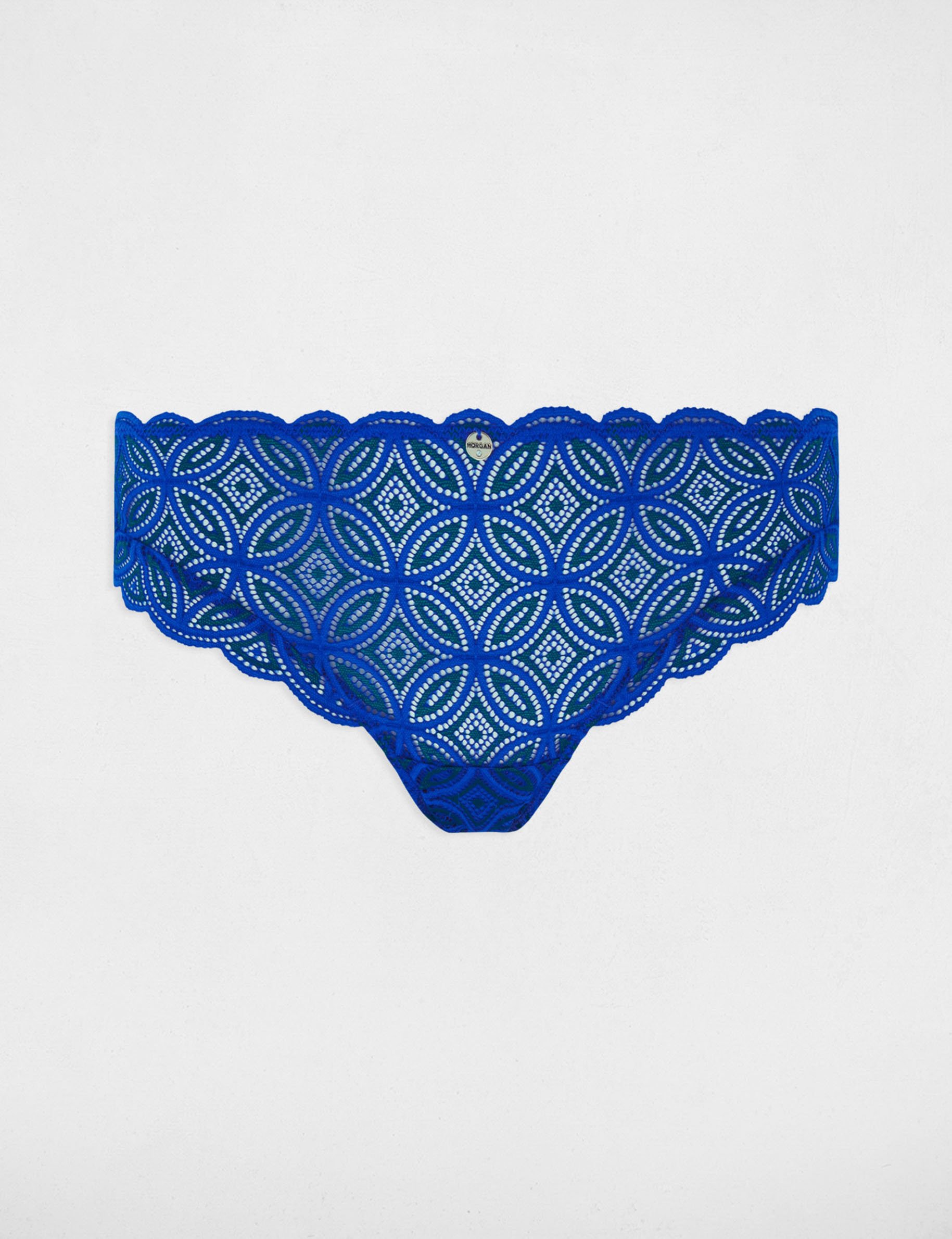 Kanten slip bleu vrouw