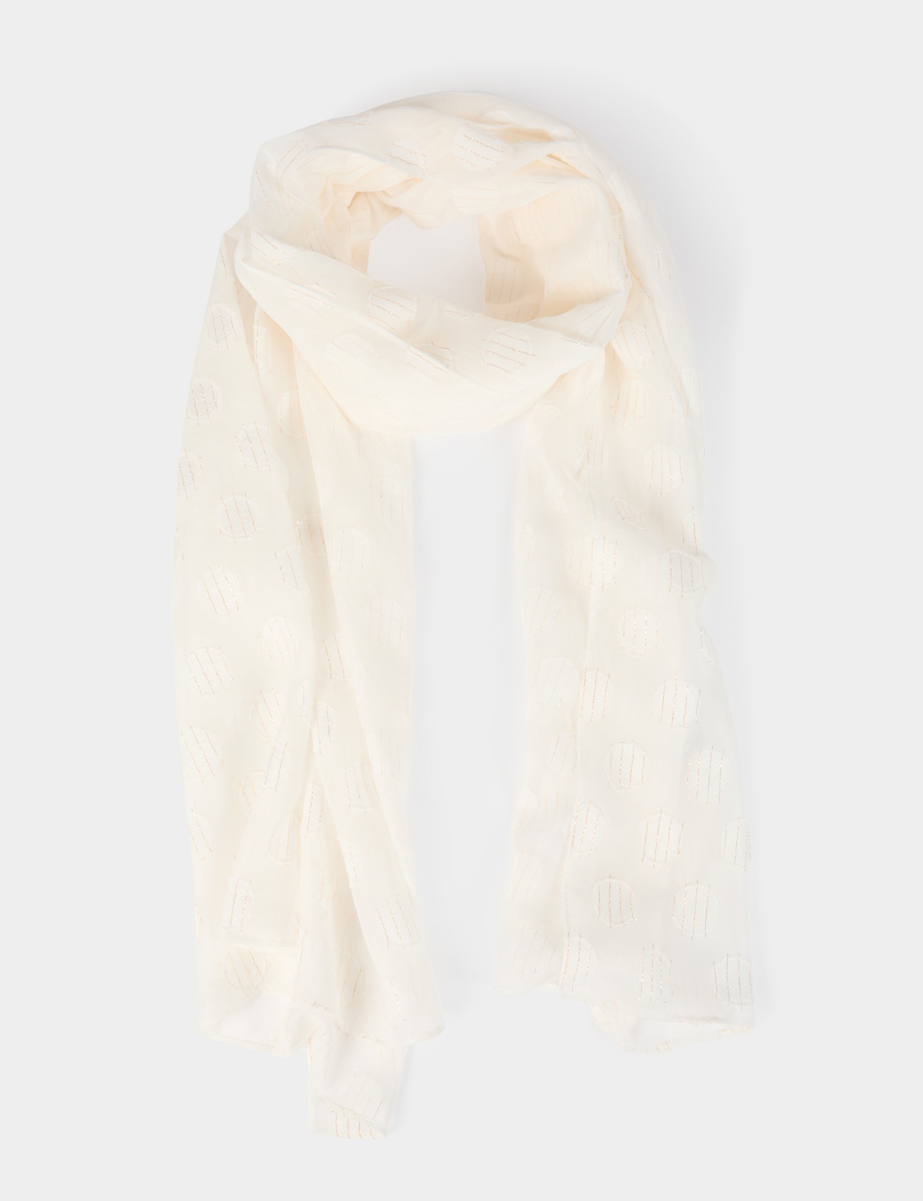 foulard a pois blanc femme Foulard à pois blanc femme