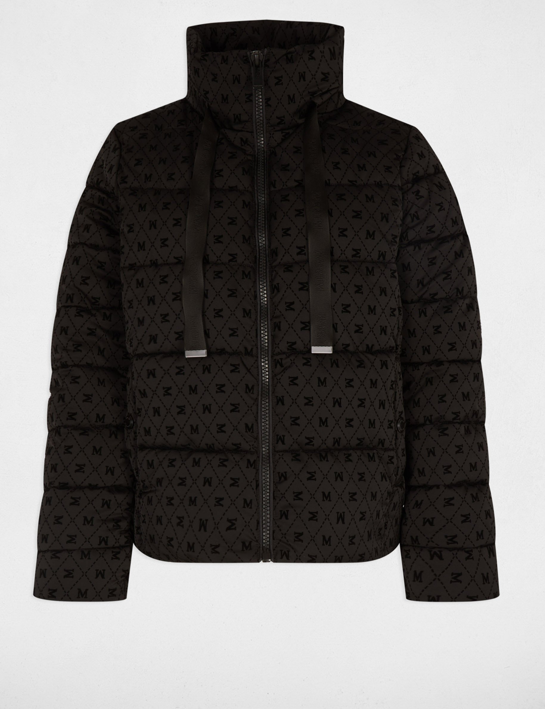 doudoune courte col montant noir femme Doudoune courte col montant noir femme