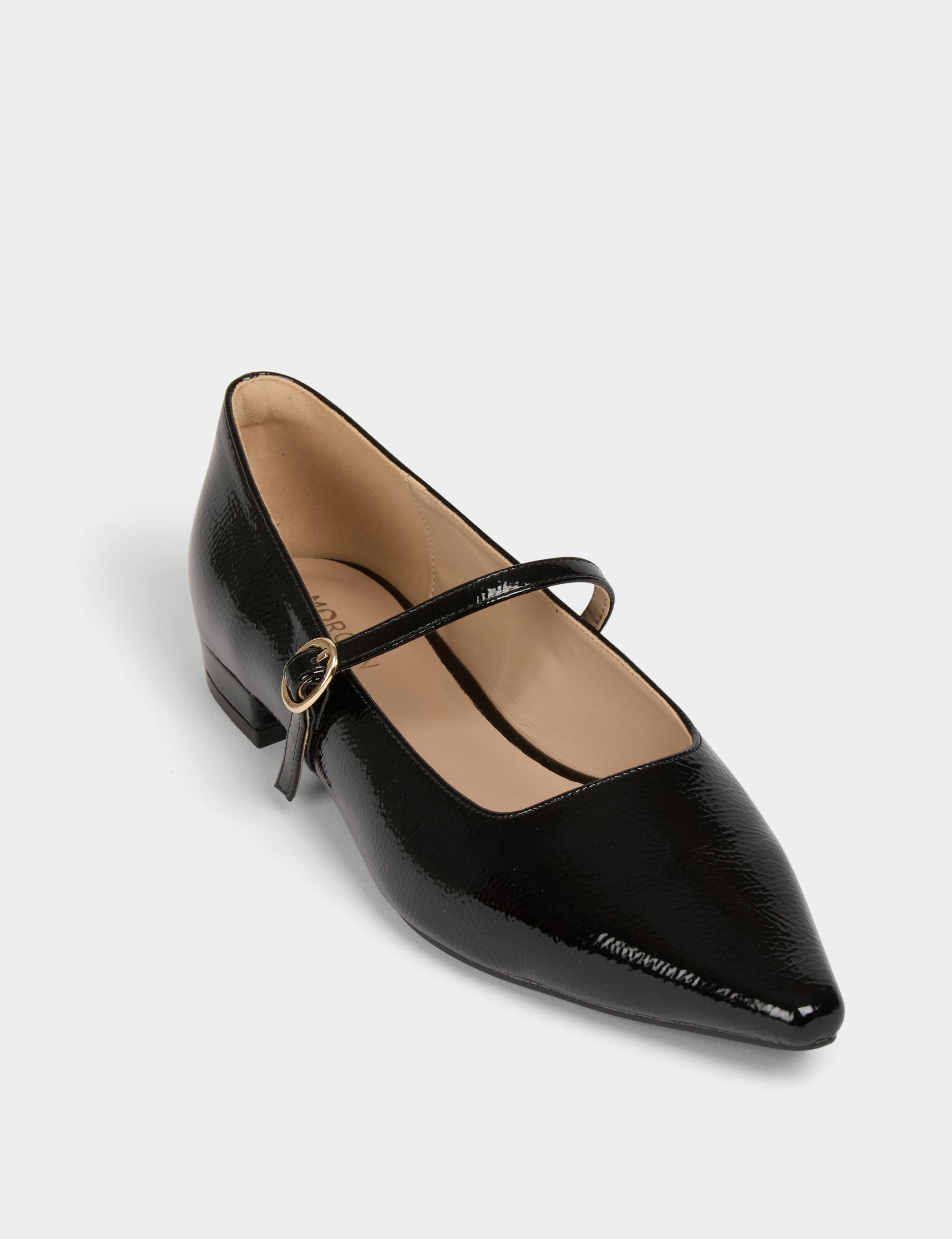ballerines plates vernies noir femme Ballerines plates vernies noir femme