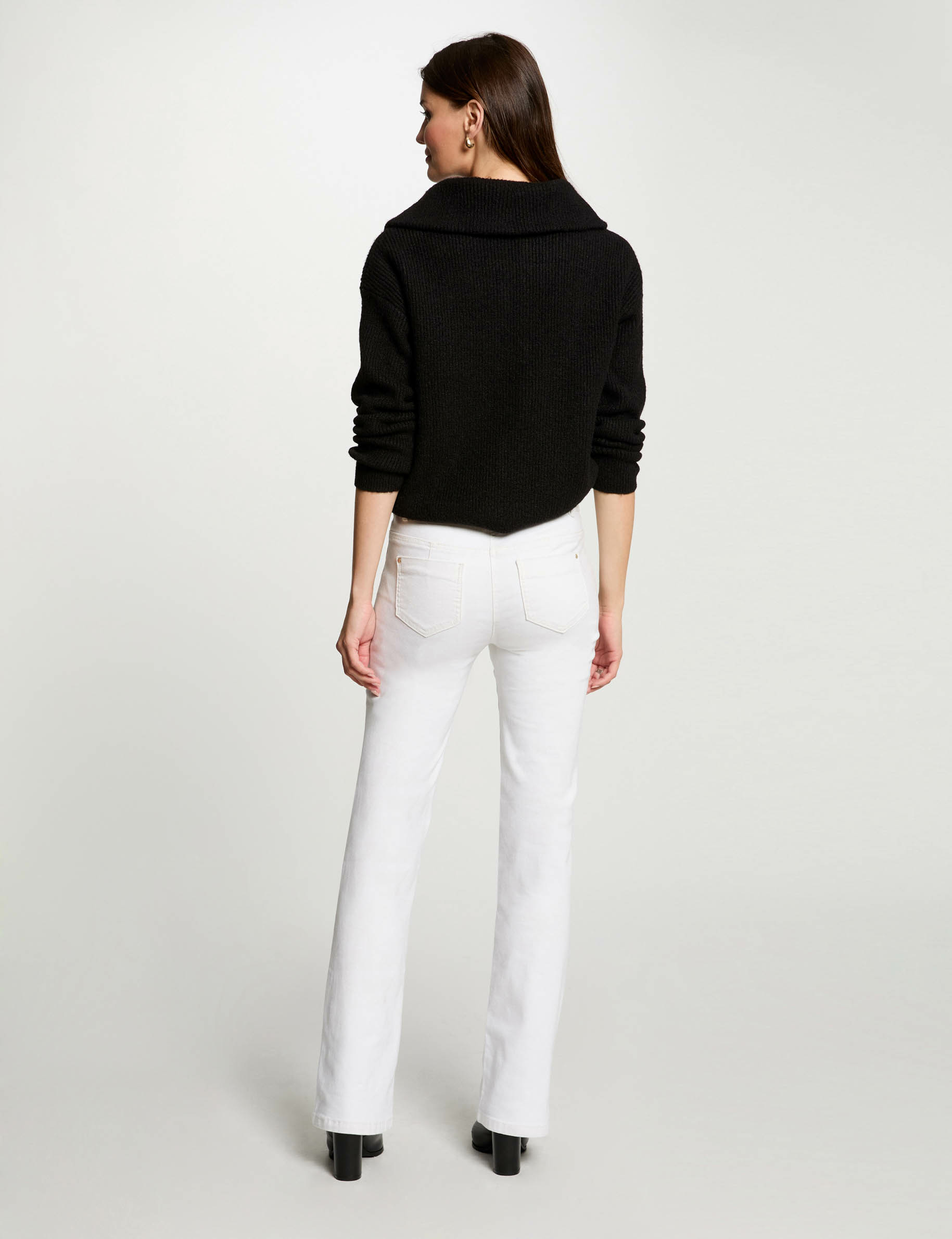 pull col camionneur noir femme Pull col camionneur noir femme