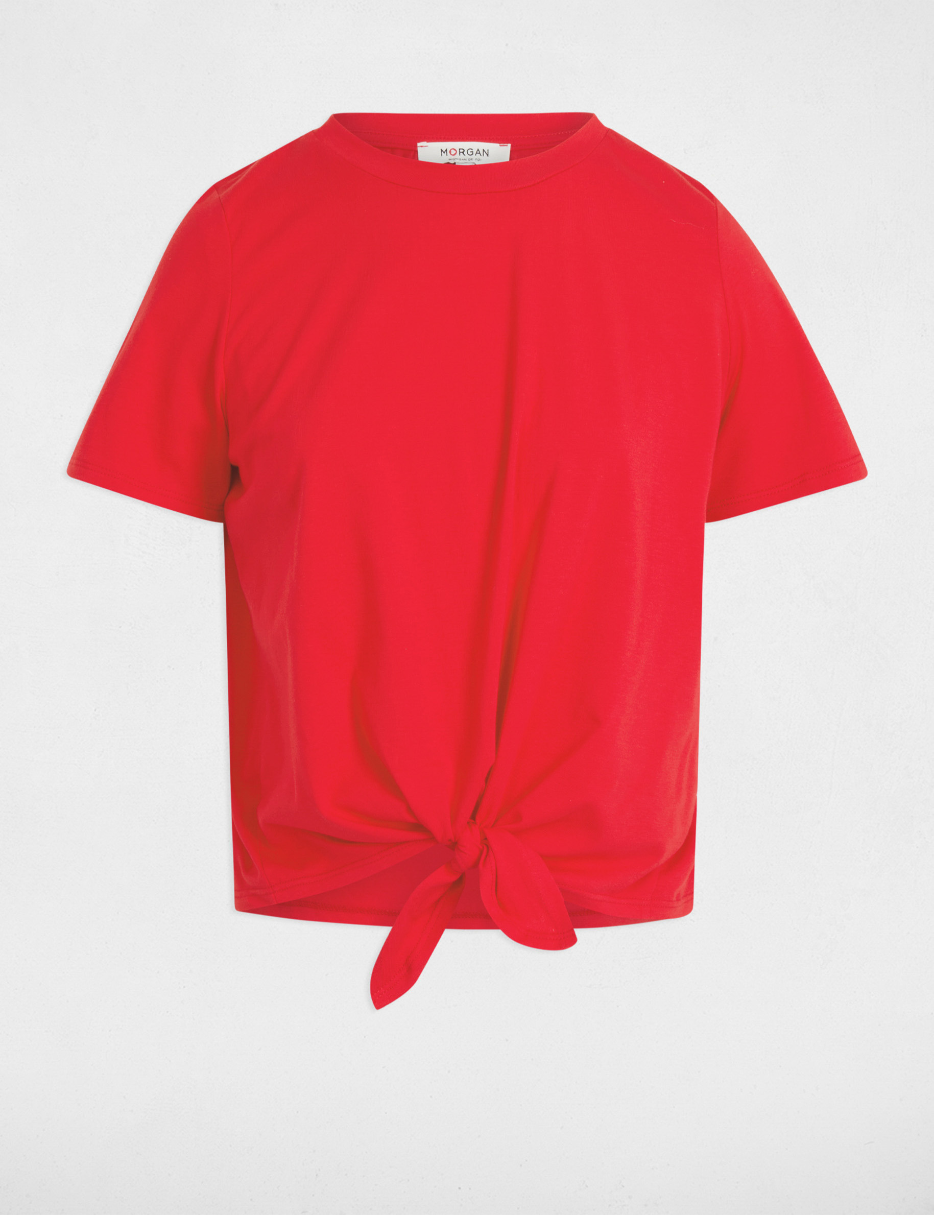 t shirt manches courtes rouge femme T-shirt manches courtes rouge femme