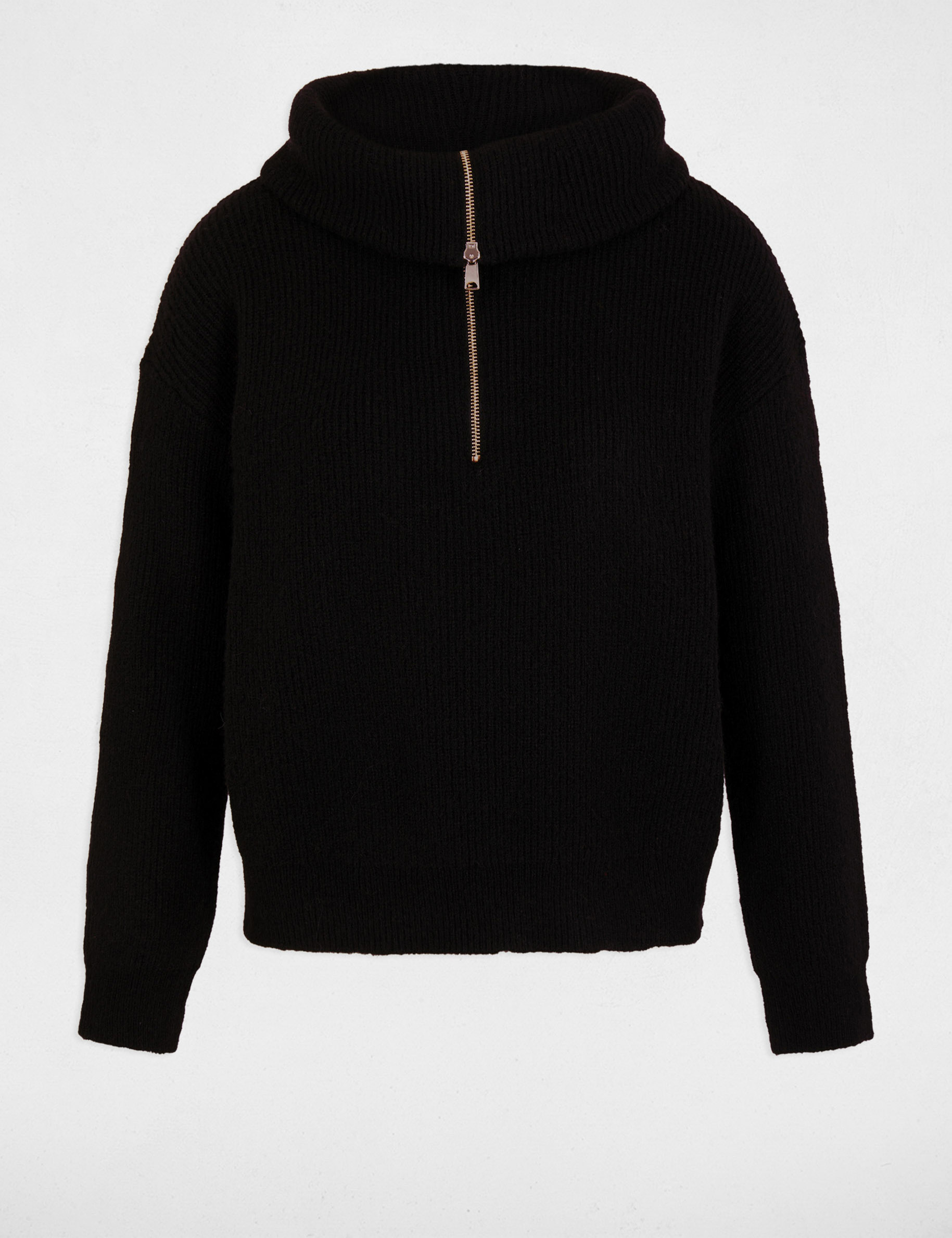 pull col camionneur noir femme Pull col camionneur noir femme