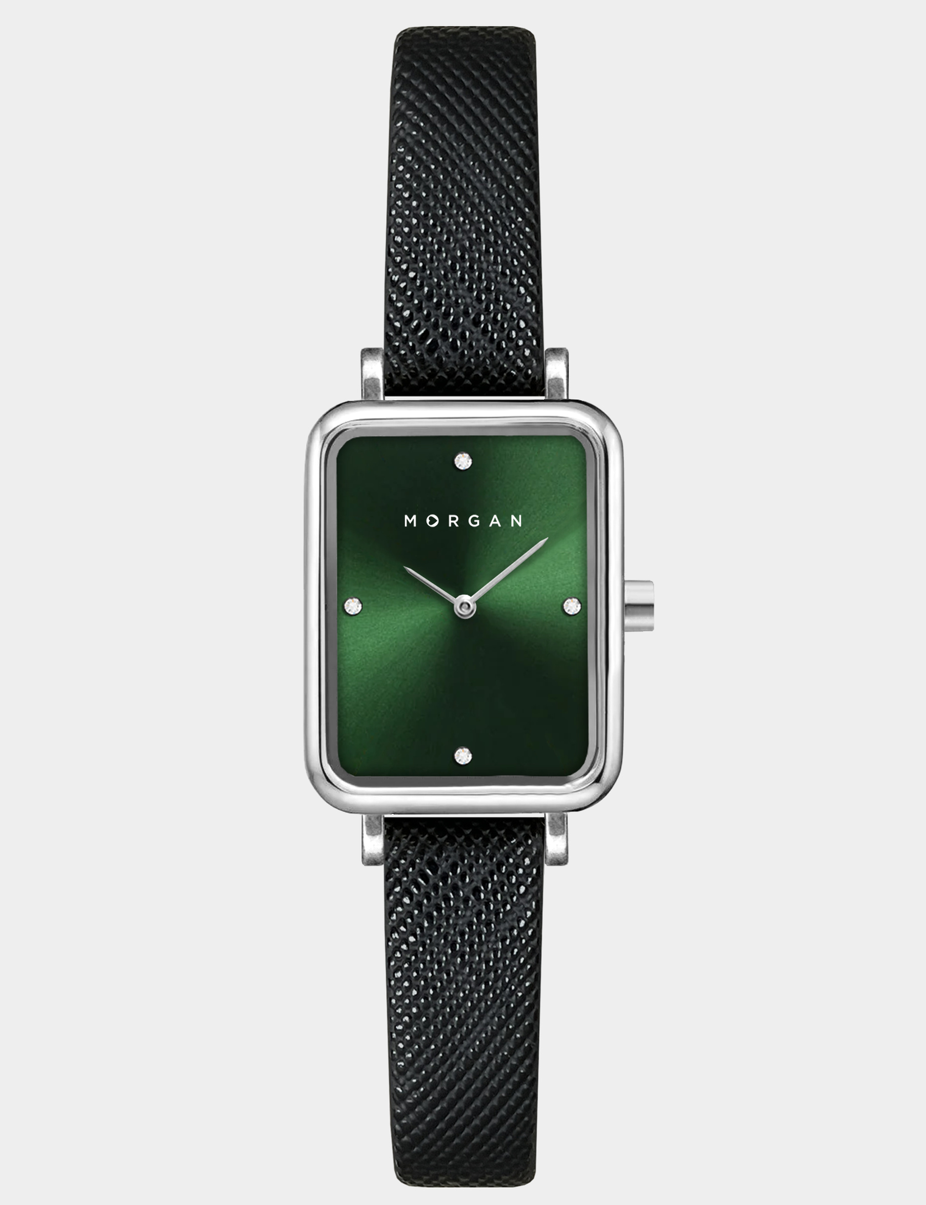 Montre classique couleur argent femme