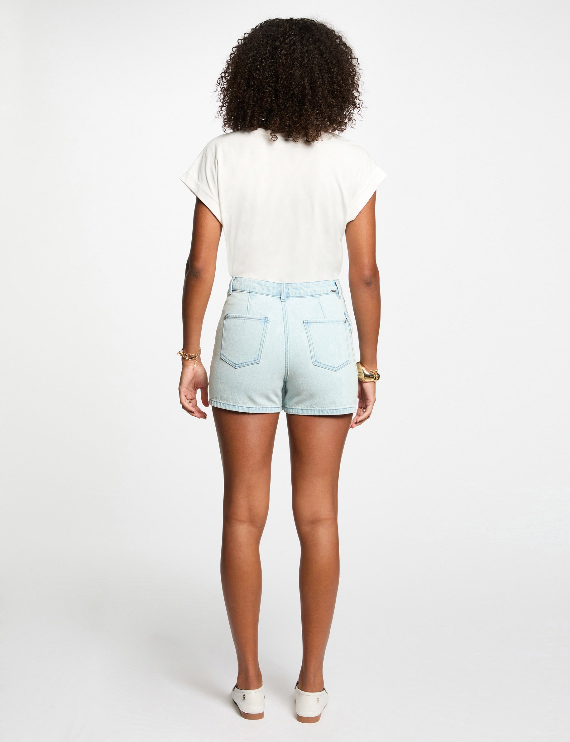 t shirt a inscription blanc femme T-shirt à inscription blanc femme