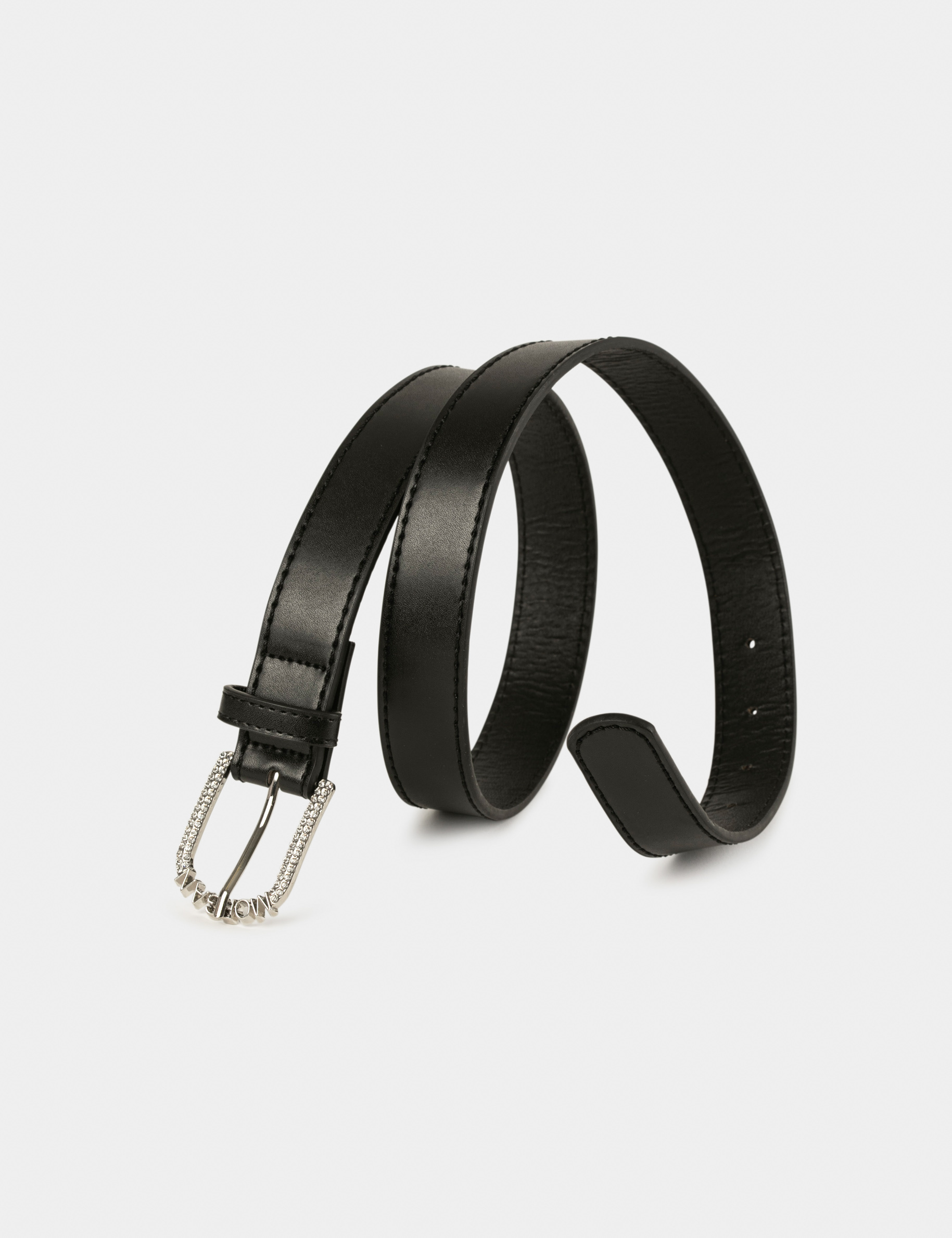 Riem met &laquo; MORGAN &raquo;-gesp zwart vrouw