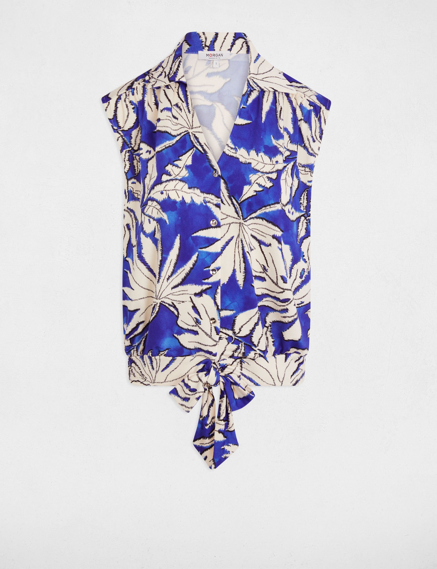 t shirt met korte mouwen bleu electrique vrouw T-shirt met korte mouwen bleu electrique vrouw
