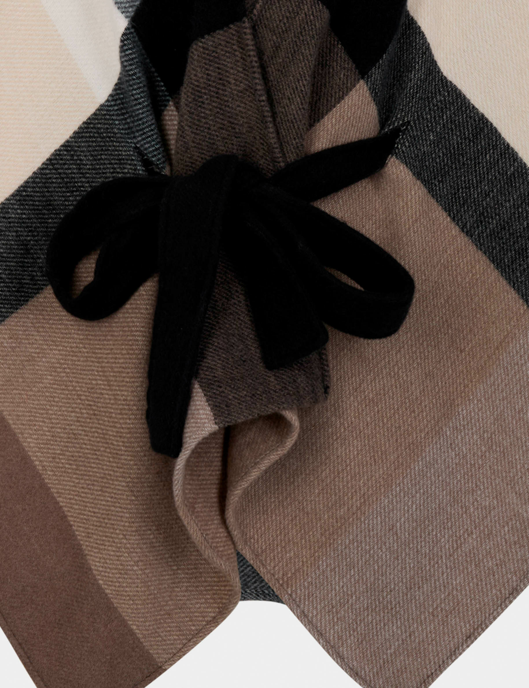 cape a carreaux sable femme Cape à carreaux sable femme