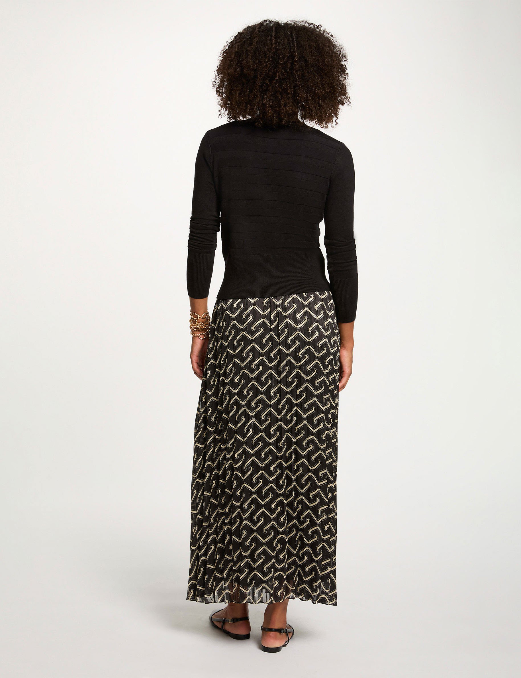 vest met lange mouwen zwart vrouw Vest met lange mouwen zwart vrouw