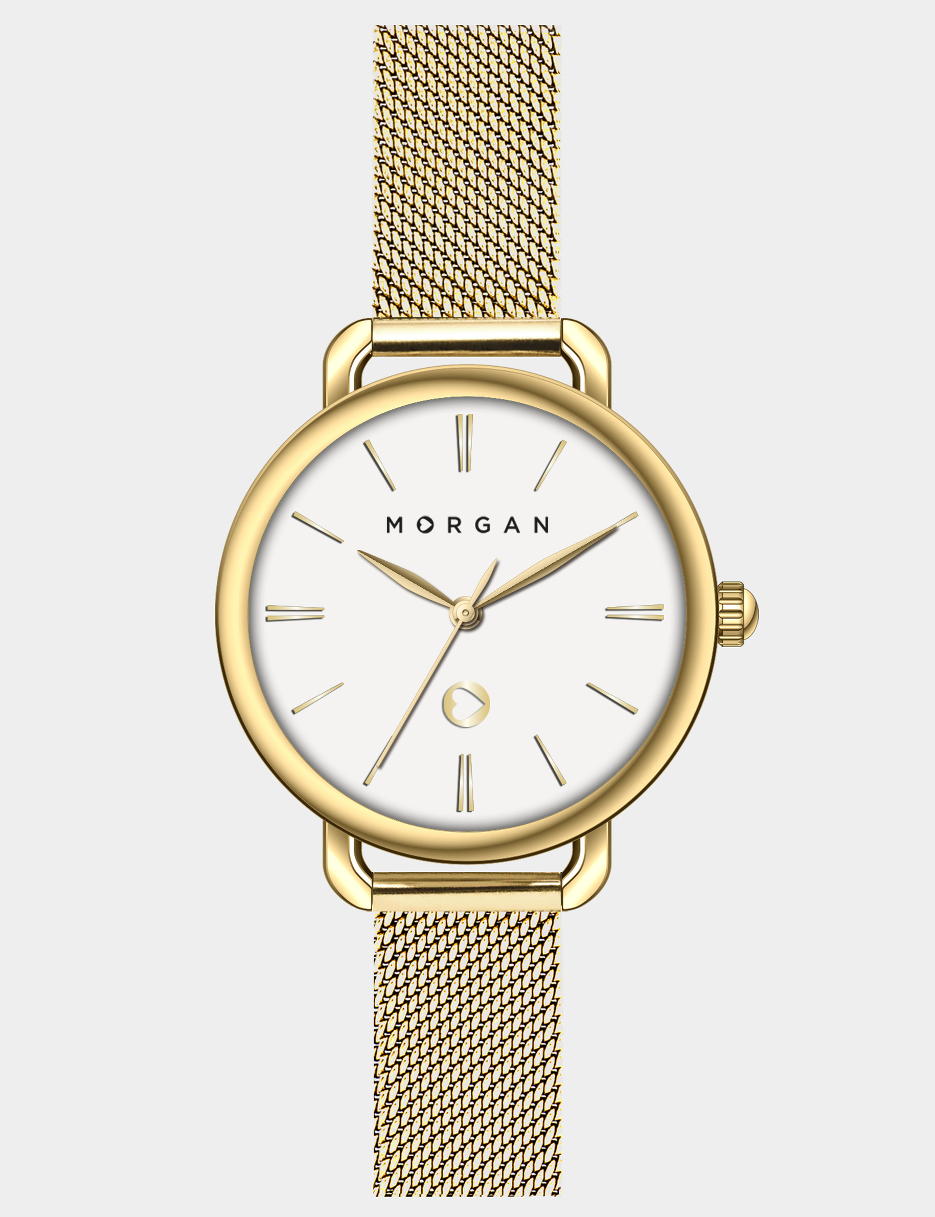 Montre jaune or femme