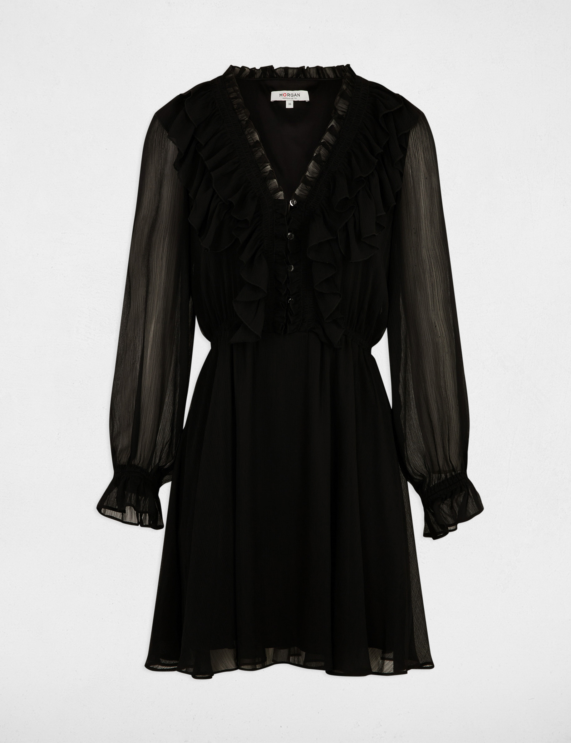 robe courte ajustee noir femme Robe courte ajustée noir femme