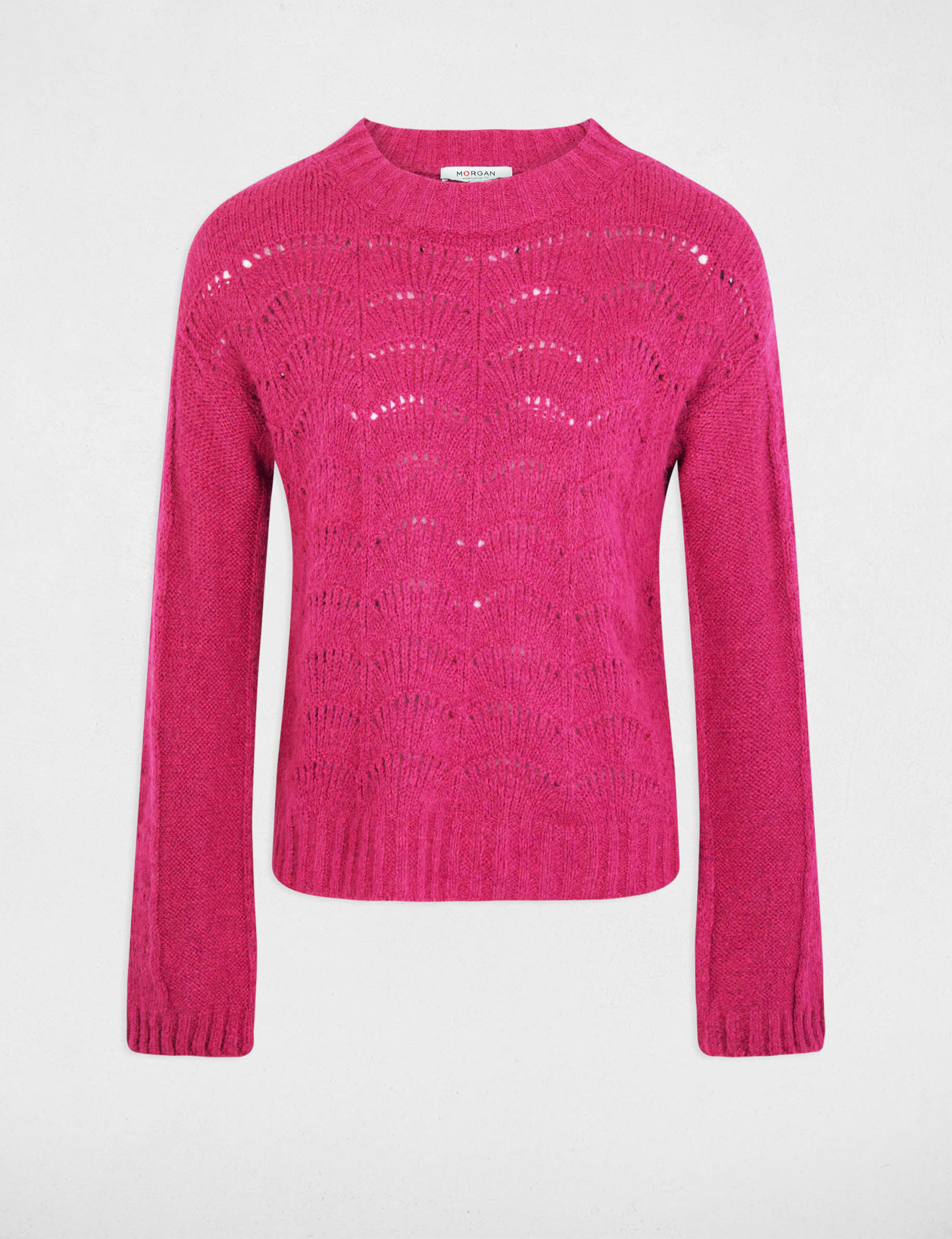 pull manches longues rose fonce femme Pull manches longues rose fonce femme