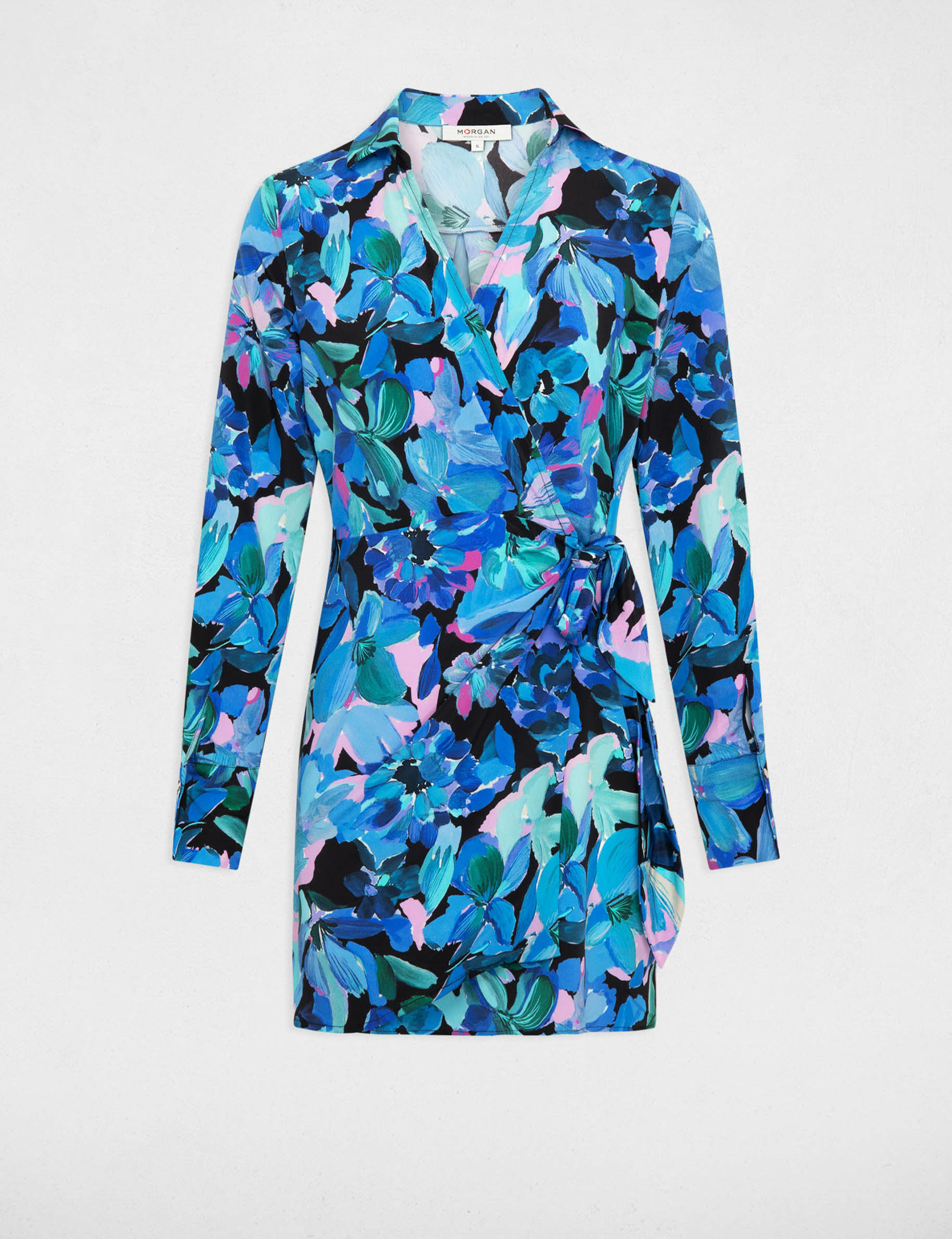 robe courte imprime floral multico femme Robe courte imprimé floral multico femme