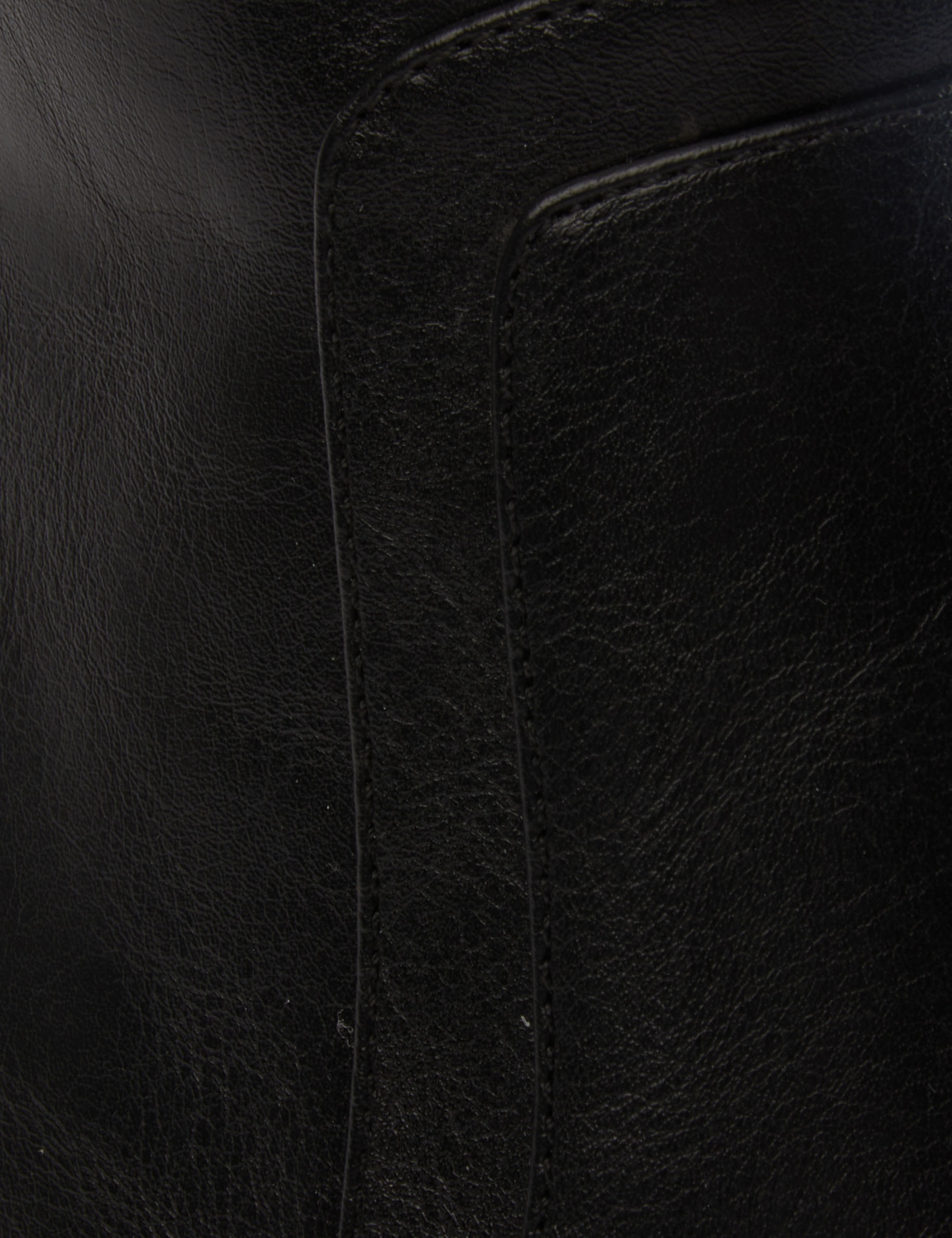 hakken van imitatieleer zwart vrouw null