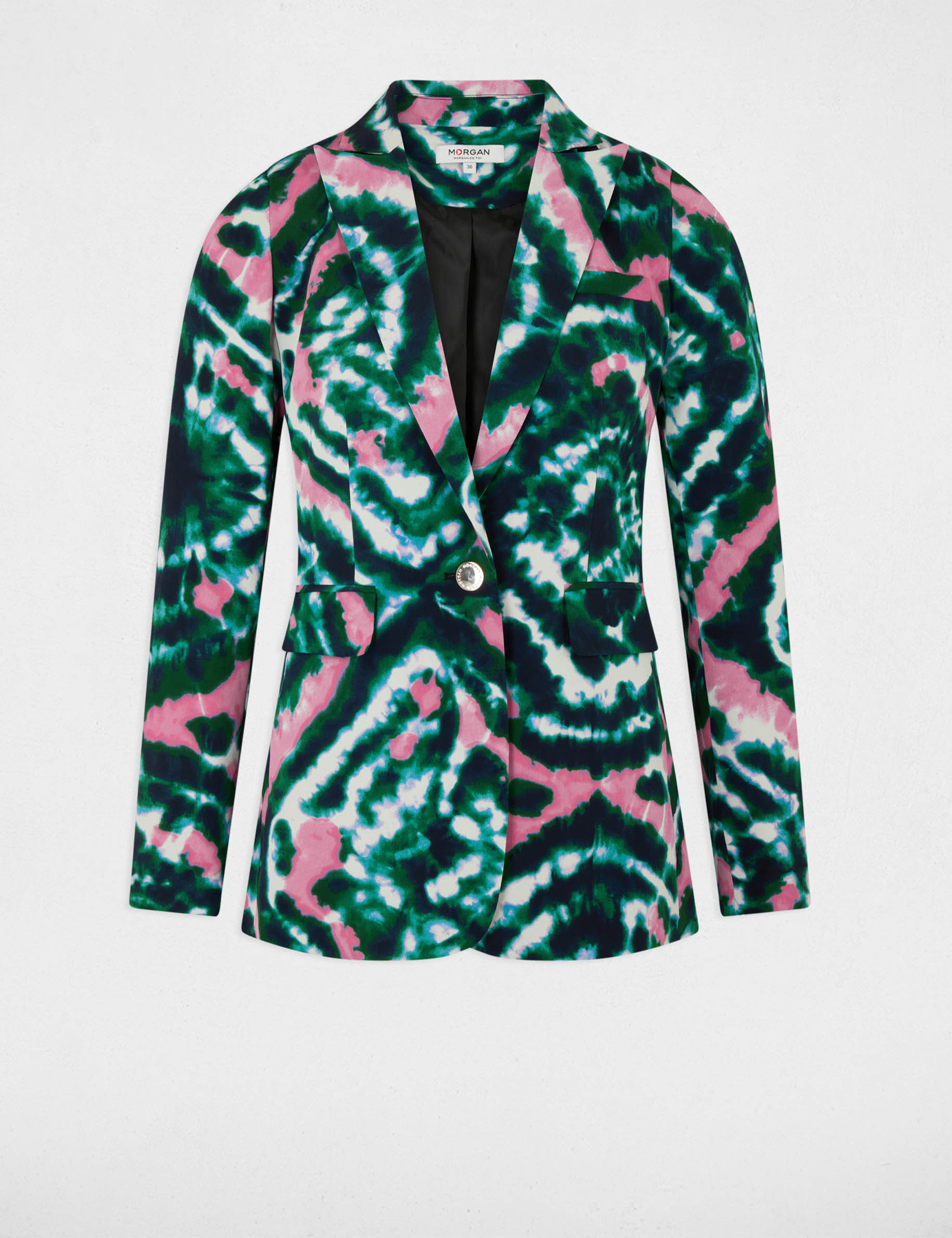blazer fluide imprime multico femme Blazer fluide imprimé multico femme