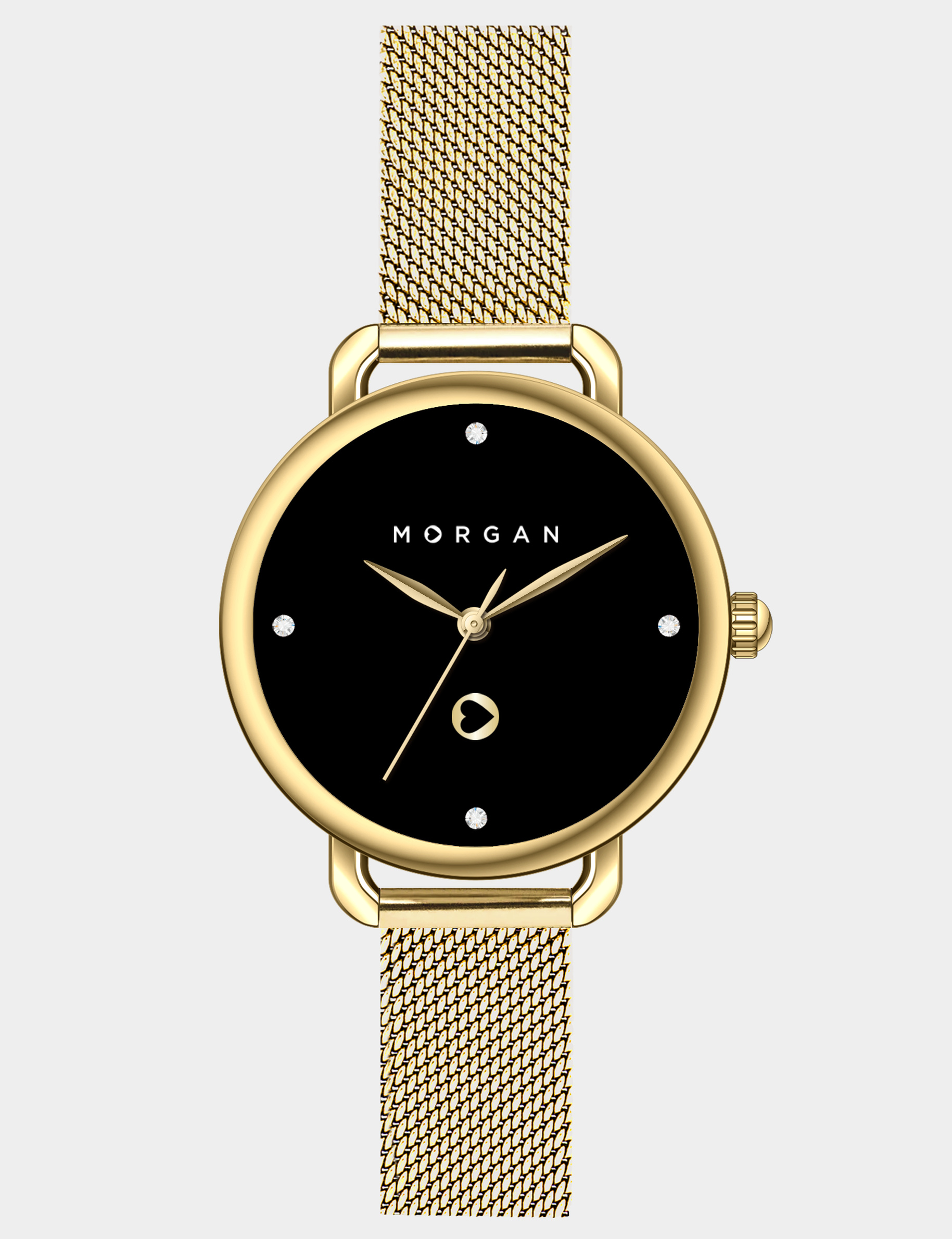 Montre jaune or femme