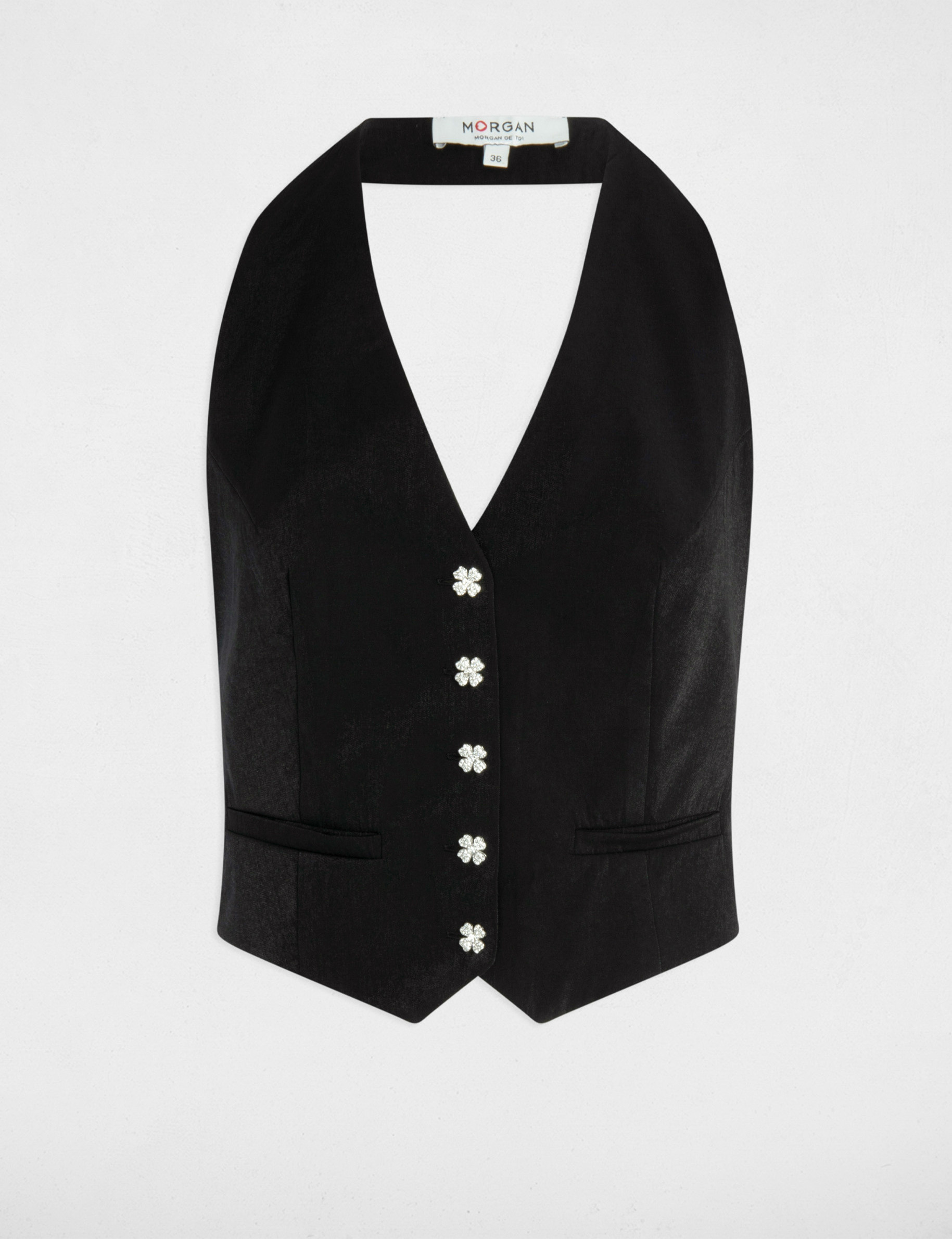 gilet sans manches noir femme Gilet sans manches noir femme
