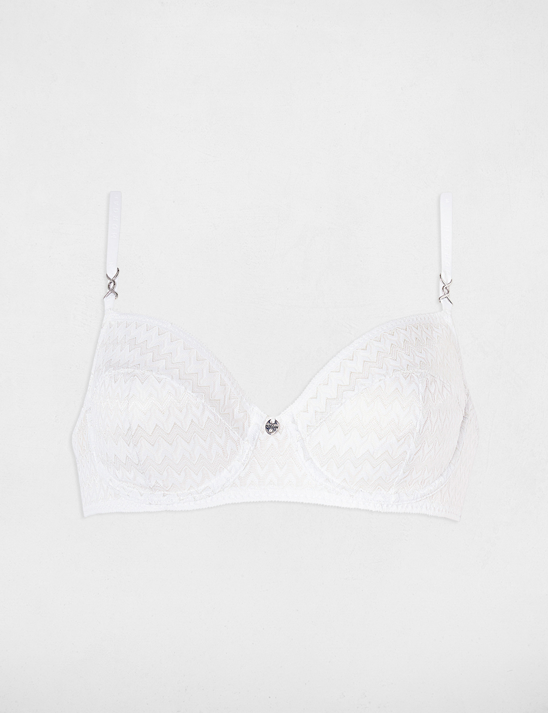 Soutien-gorge dentelle blanc femme