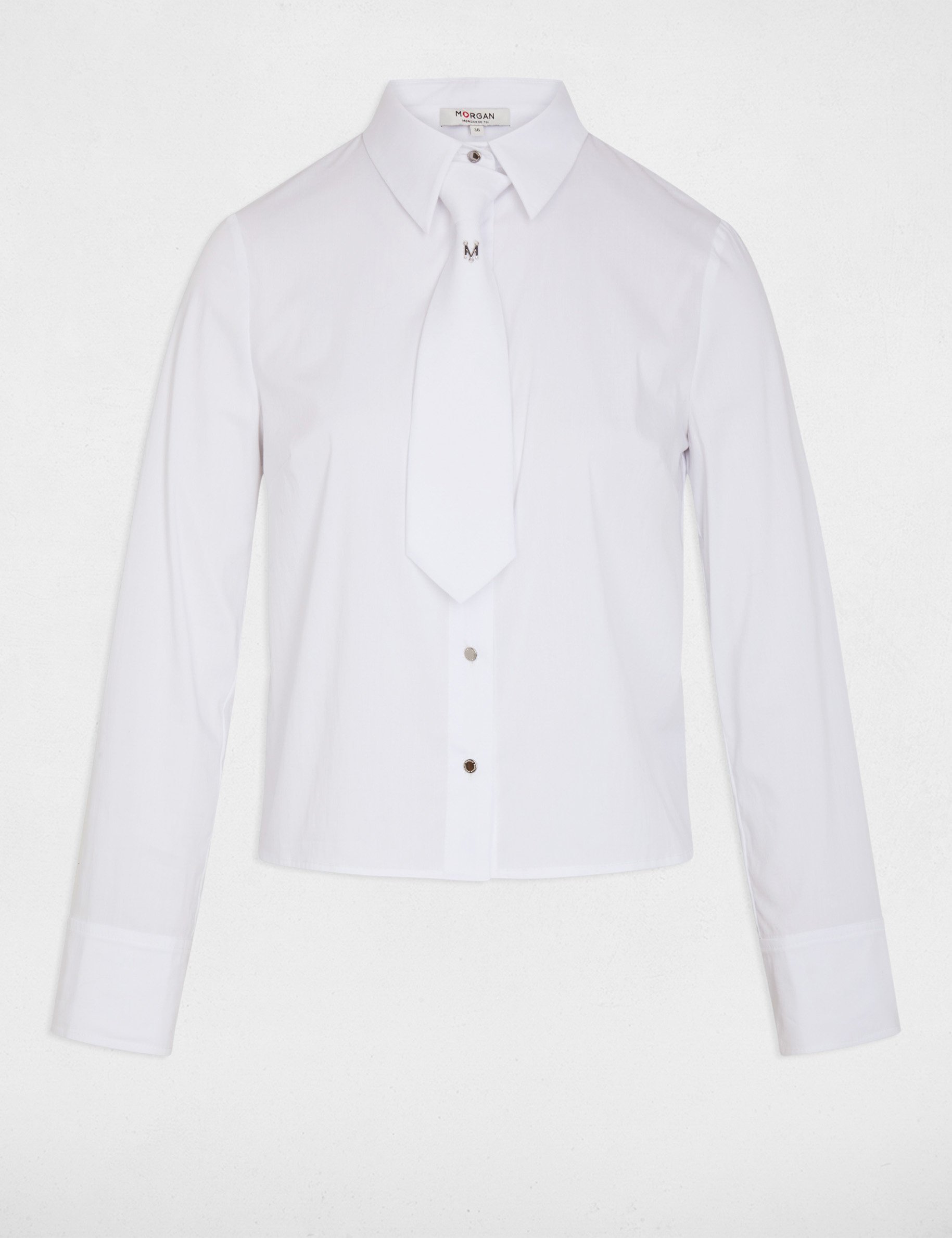 chemise manches longues blanc femme Chemise manches longues blanc femme