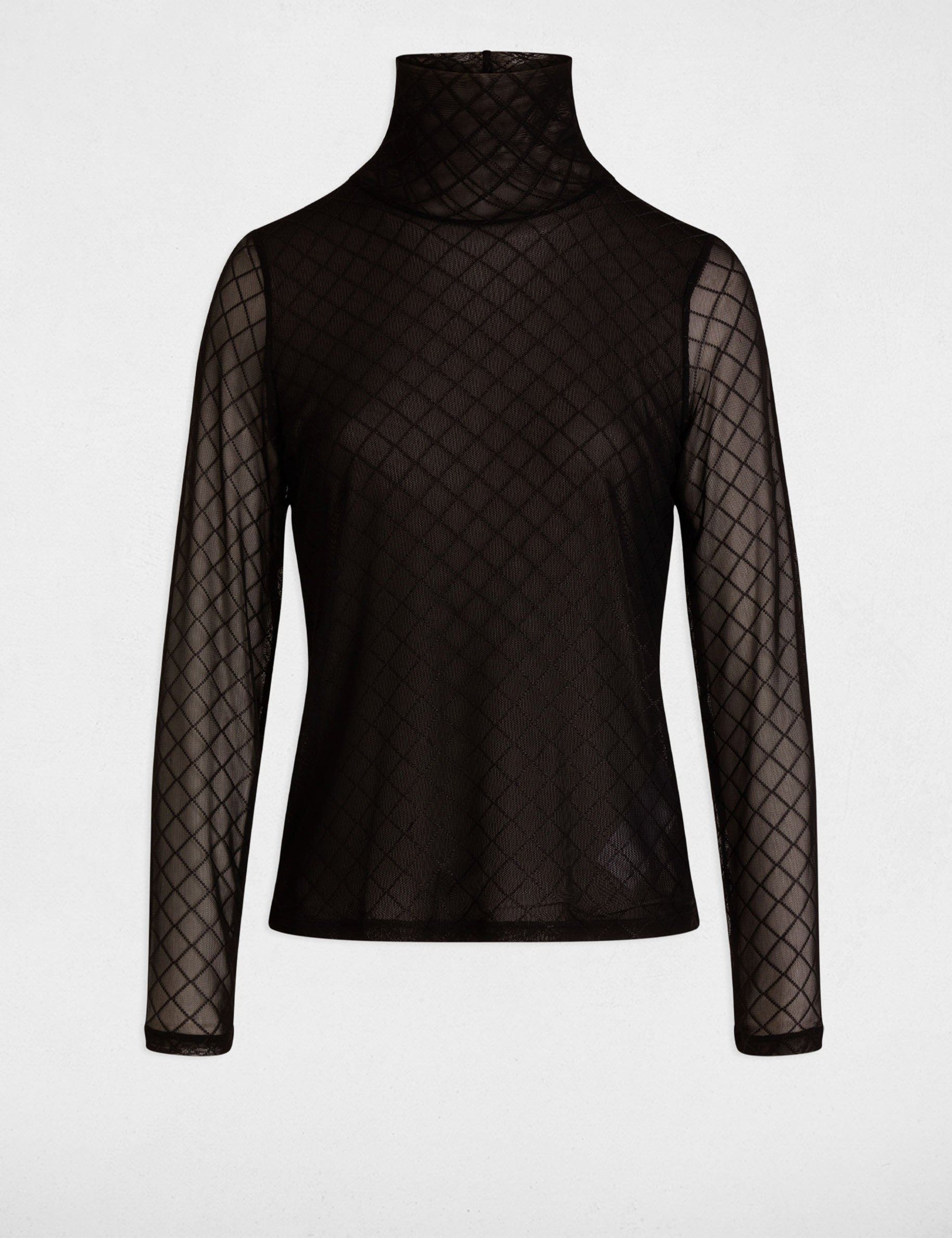 T-shirt manches longues noir femme