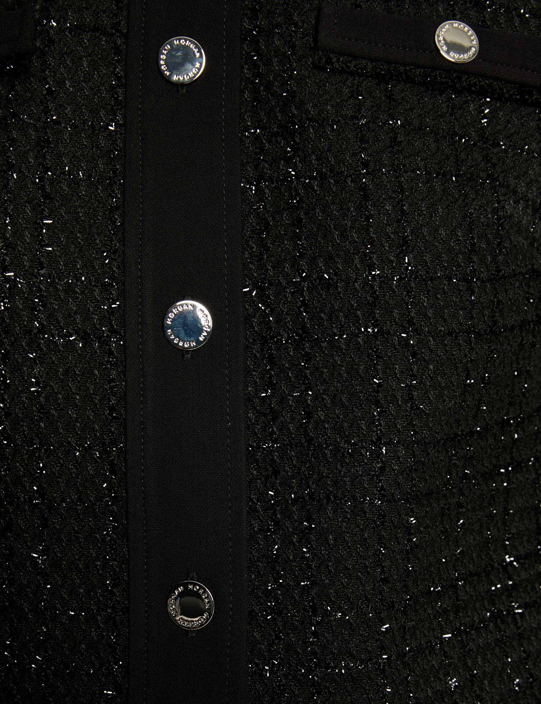 getailleerd kort jasje zwart vrouw null