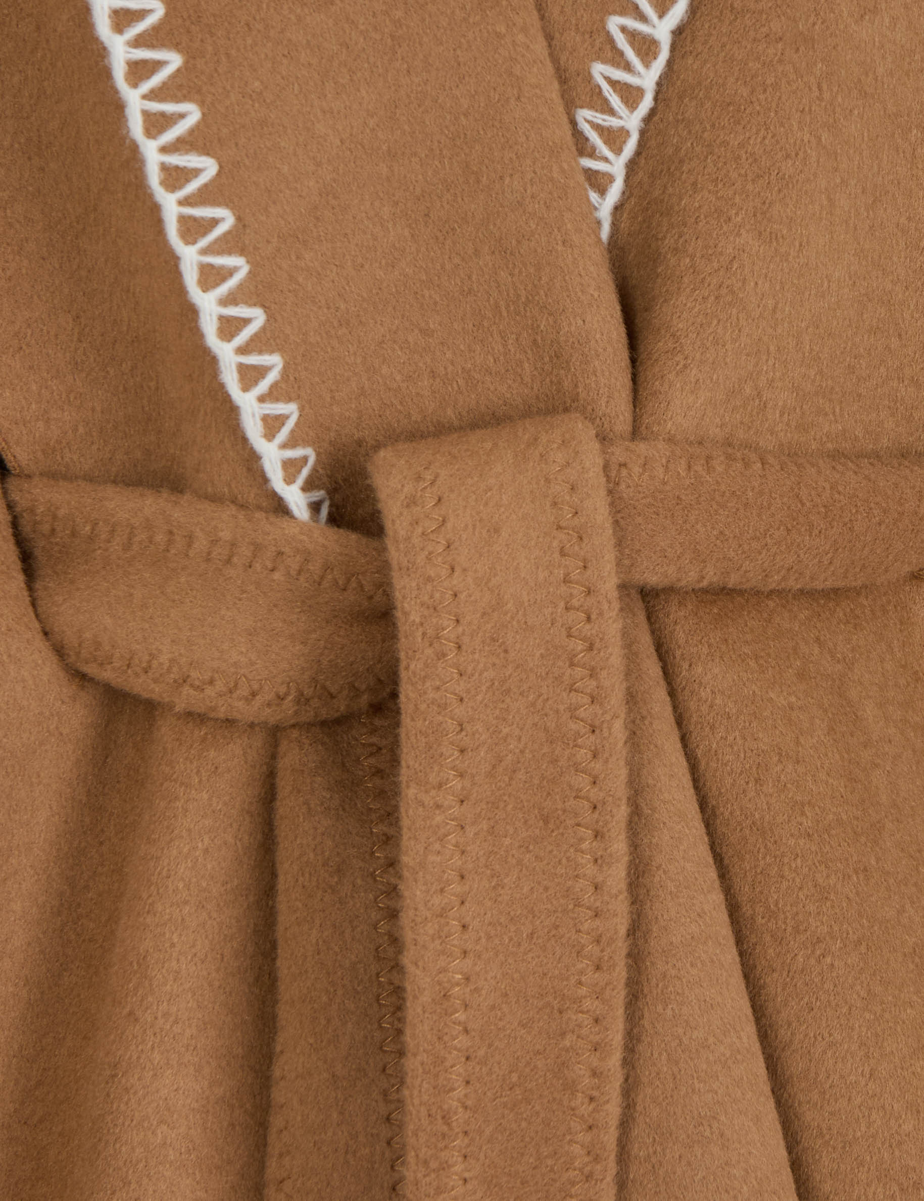 cape ceinturee camel femme Cape ceinturée camel femme