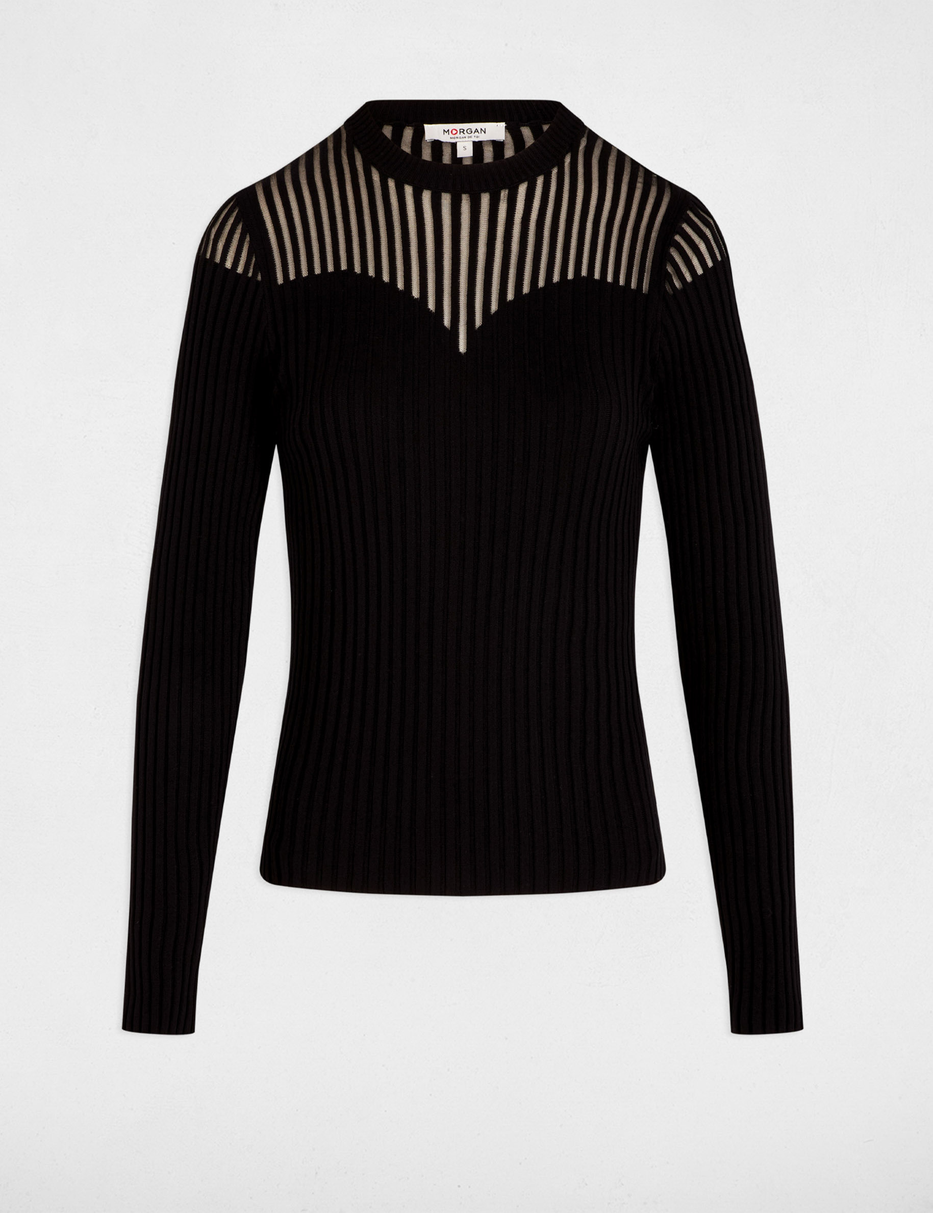 pull manches longues noir femme Pull manches longues noir femme