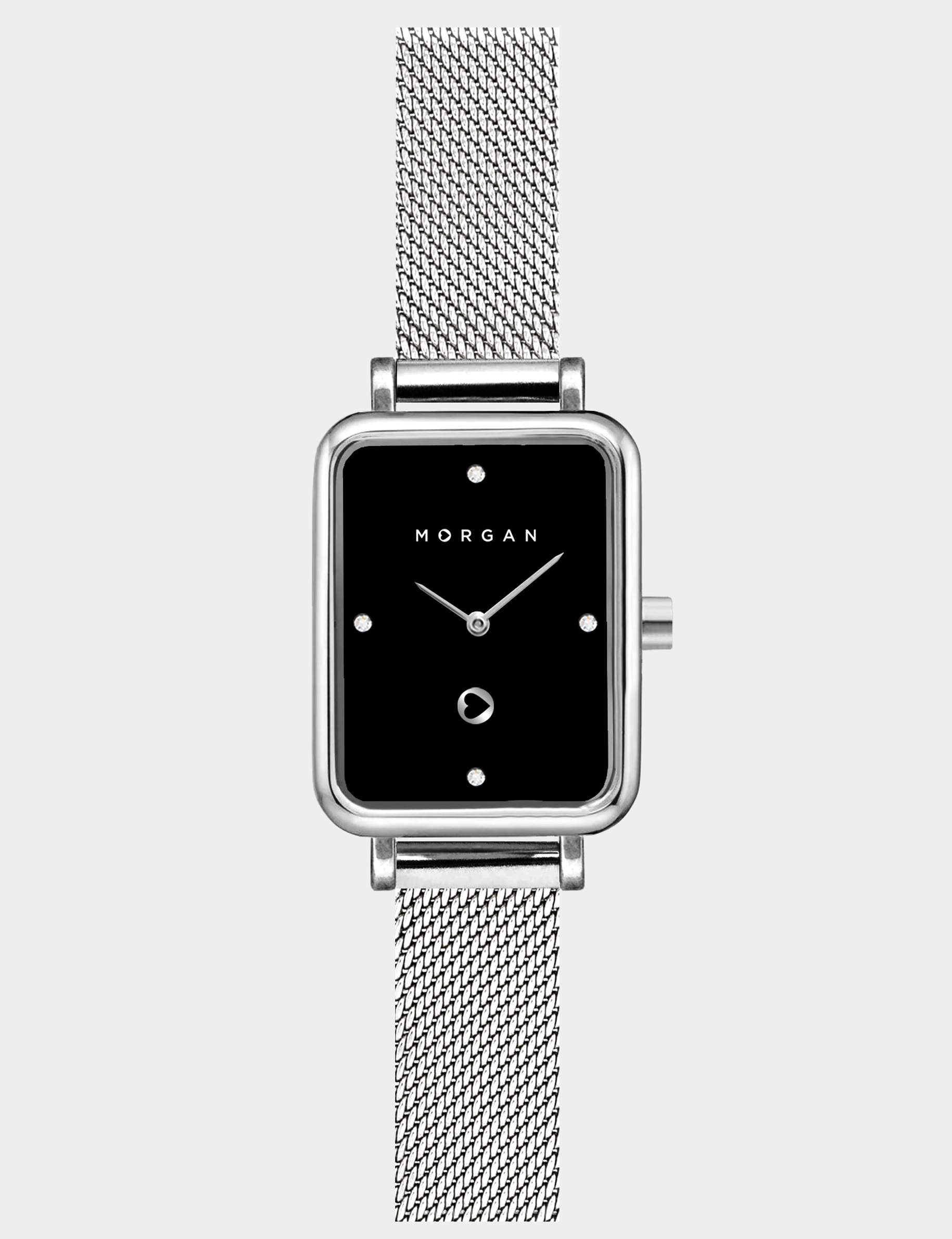 Montre couleur argent femme