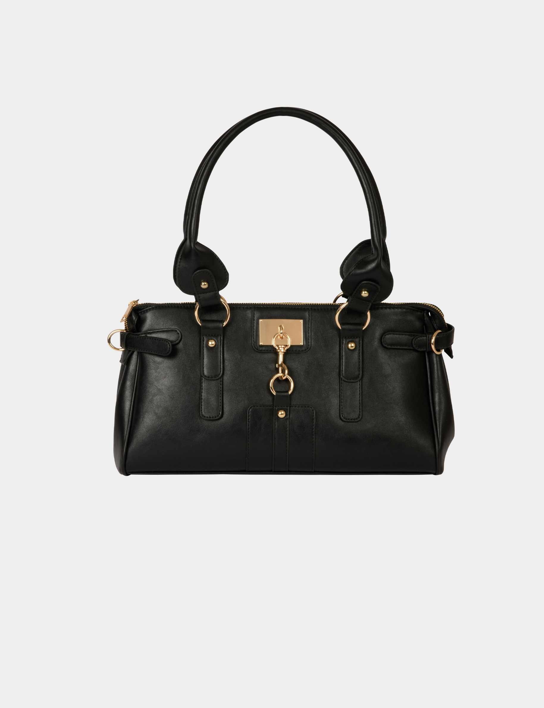 Sac similicuir port&eacute; &eacute;paule noir femme