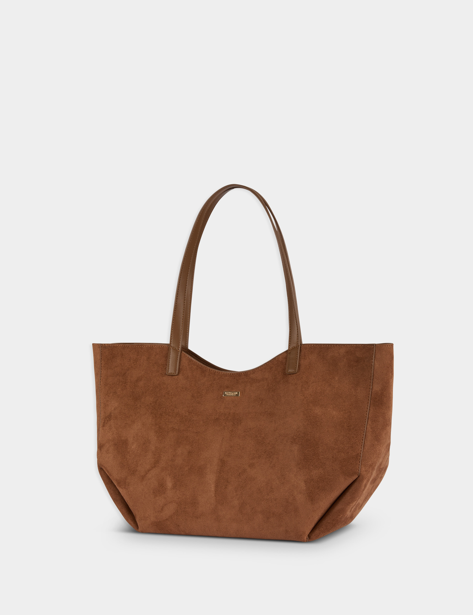 Su&egrave;dine shopper cognacbruin vrouw