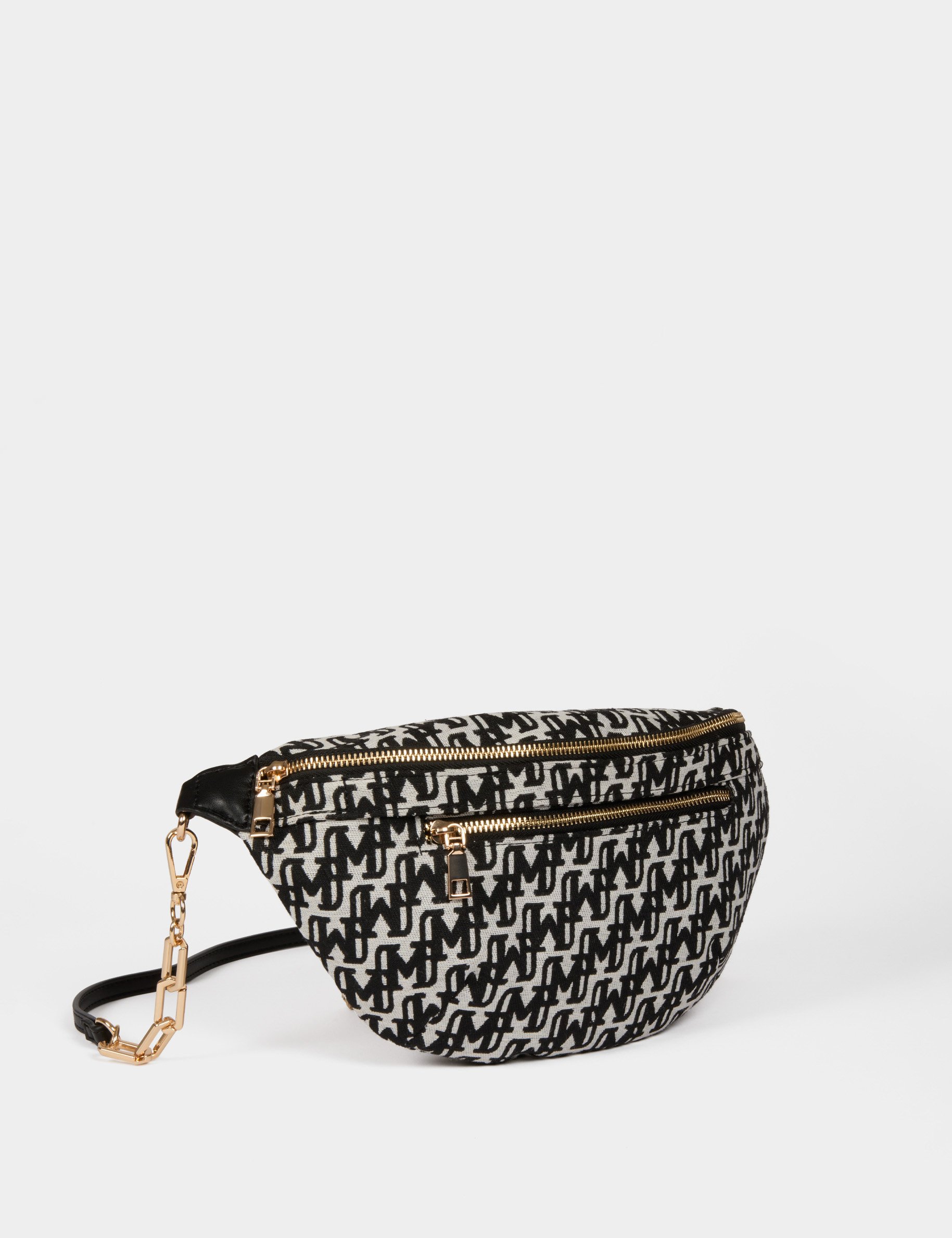 Monogram heuptas zwart vrouw