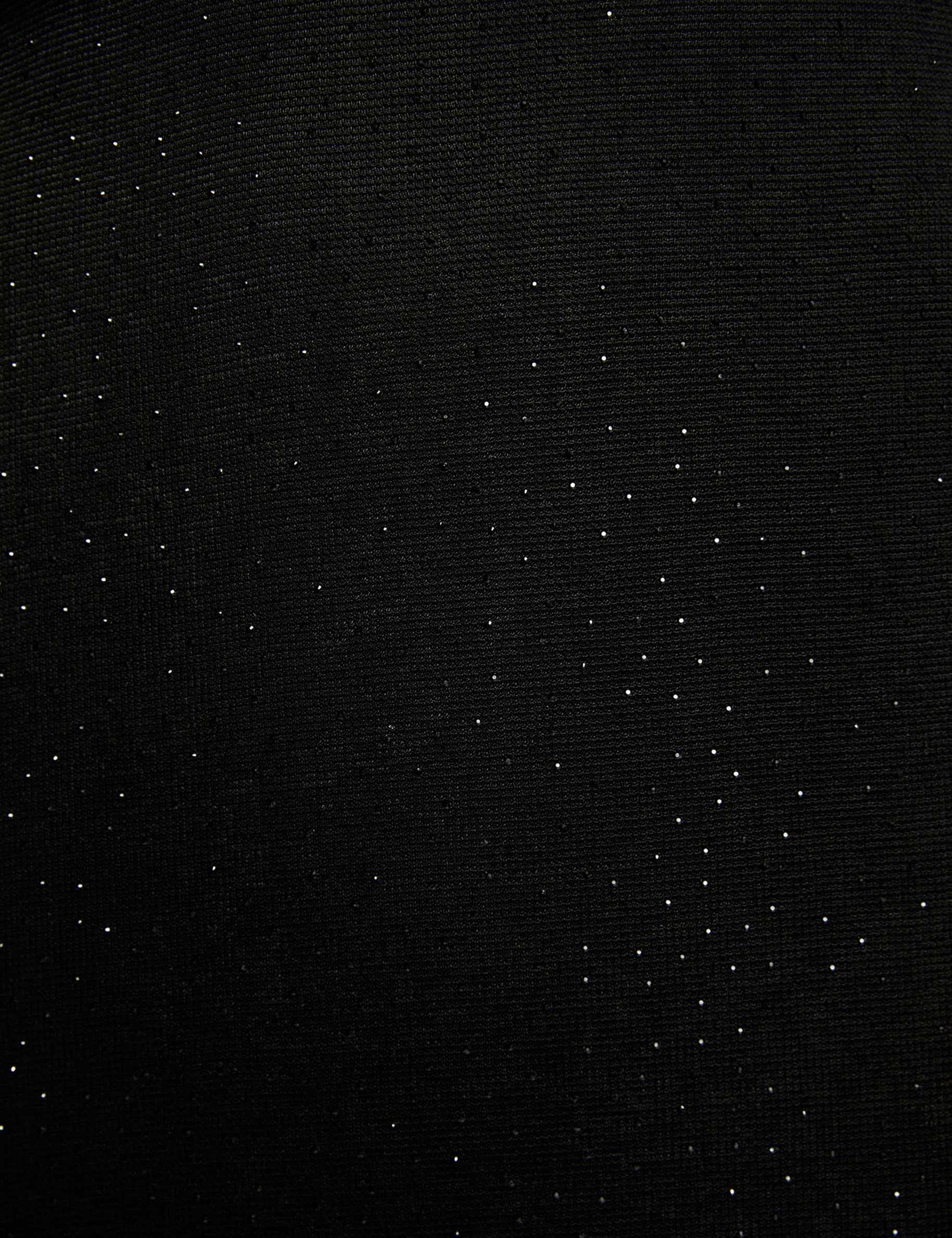 robe maille brillante noir femme null