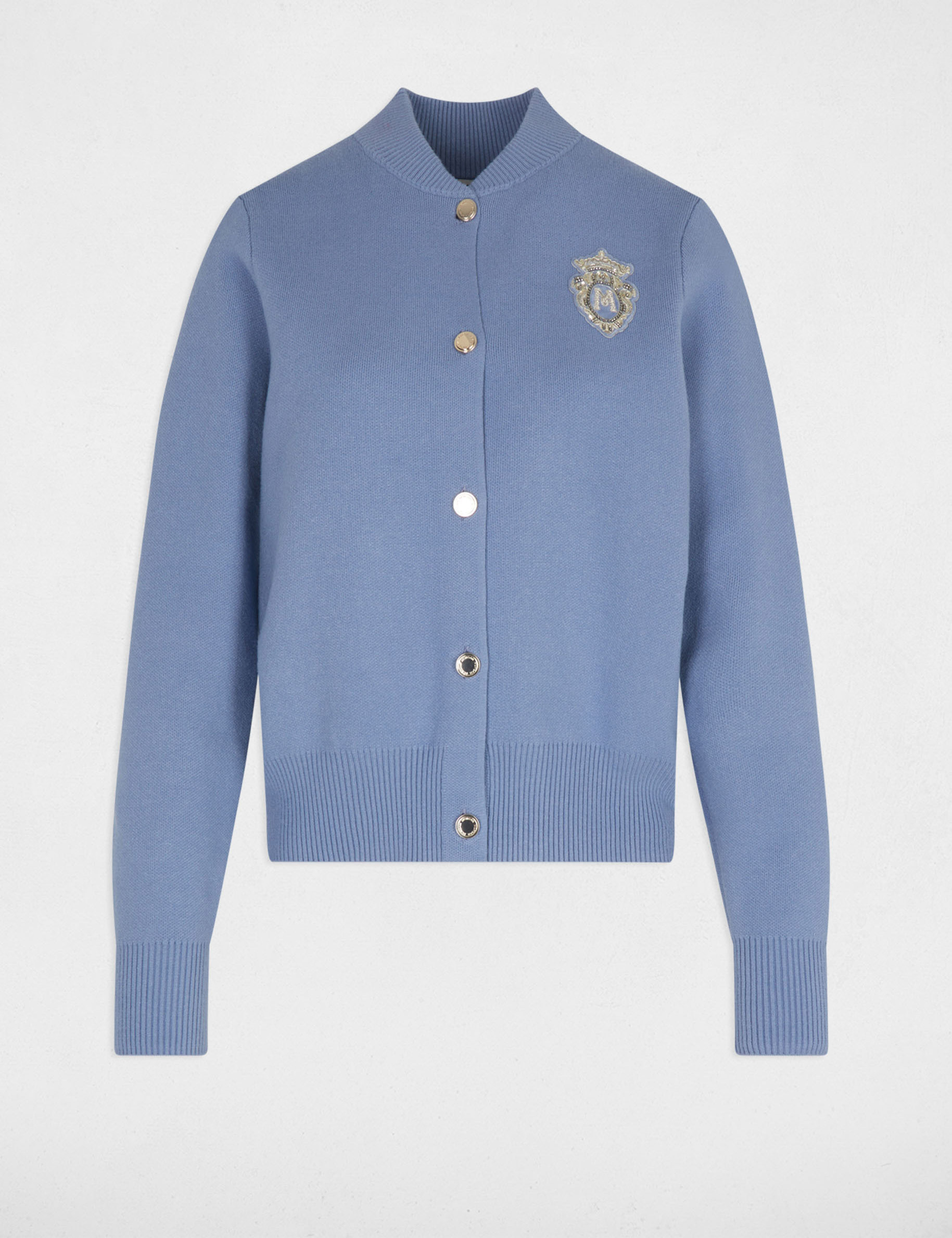 teddy col trui bleu vrouw Teddy col trui bleu vrouw