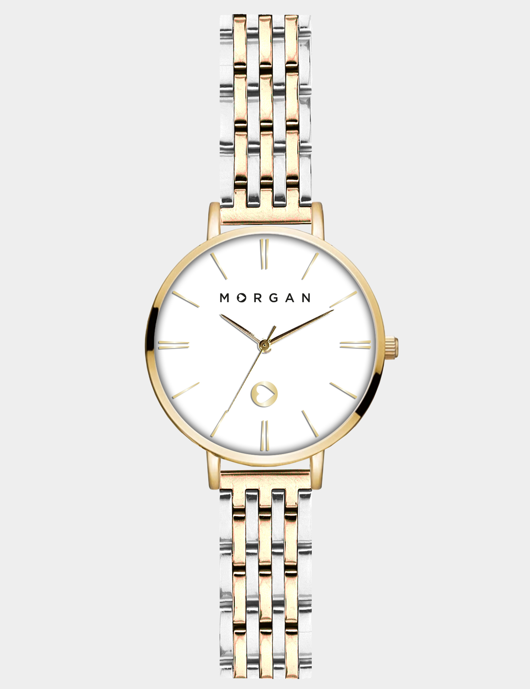 Montre classique jaune or femme