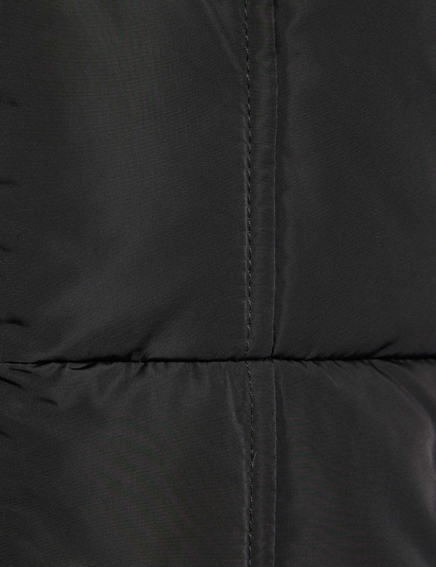 kort getailleerd donsjack zwart vrouw null