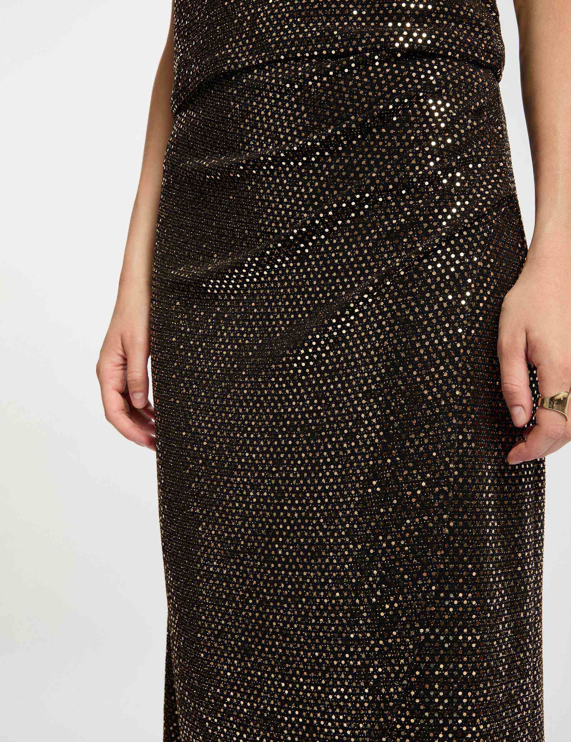 Wikkelrok op maat goudgeel vrouw