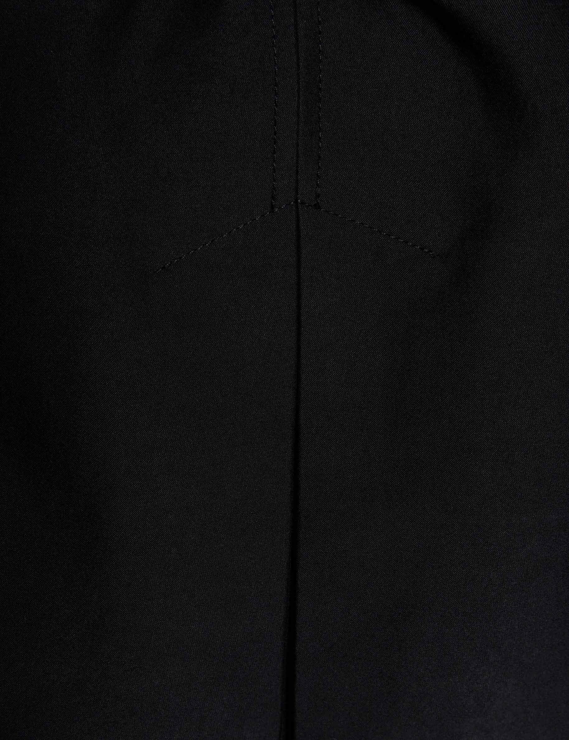 getailleerde trenchcoat met capuchon zwart vrouw null