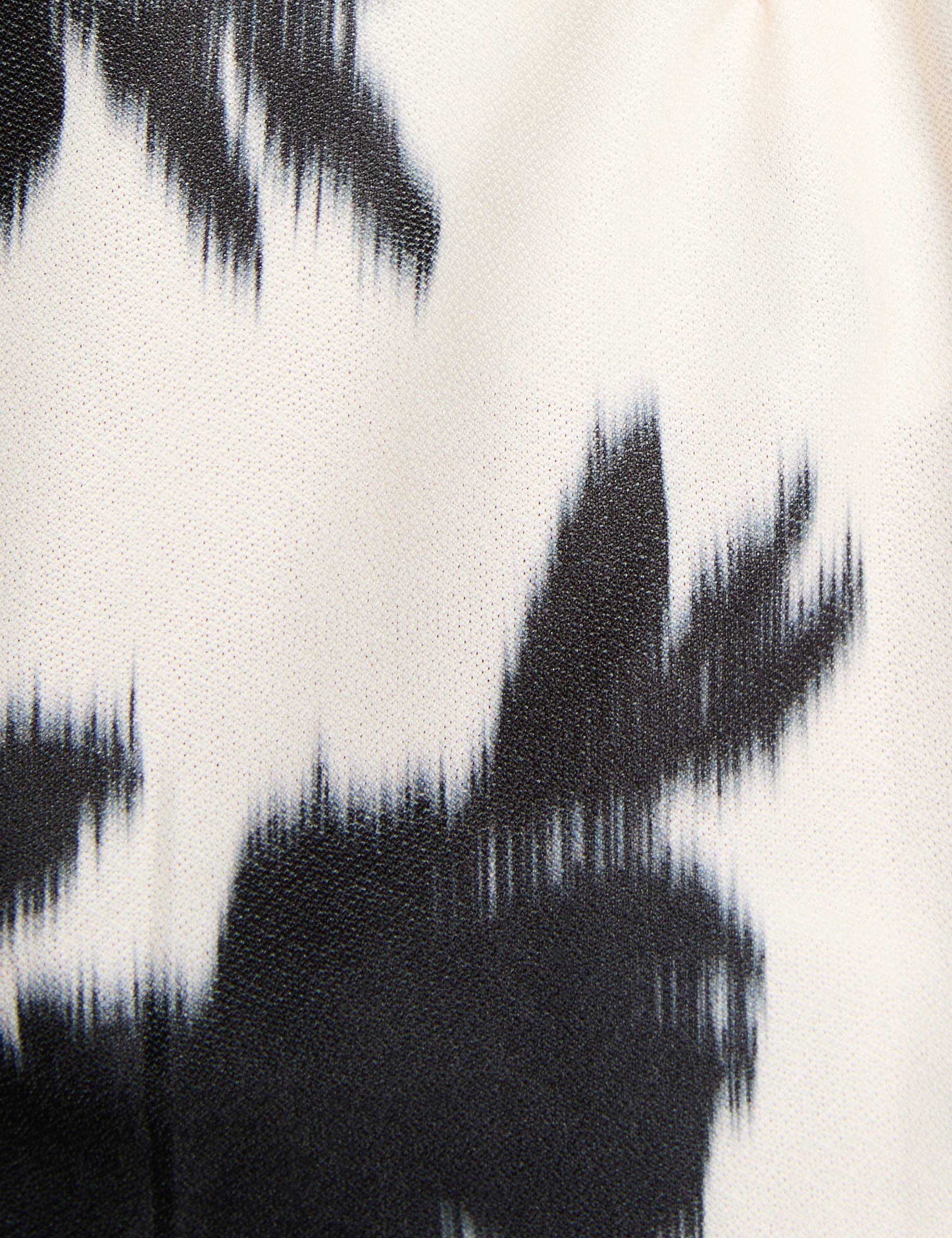 t shirt van voile met lange mouwen helder wit vrouw null