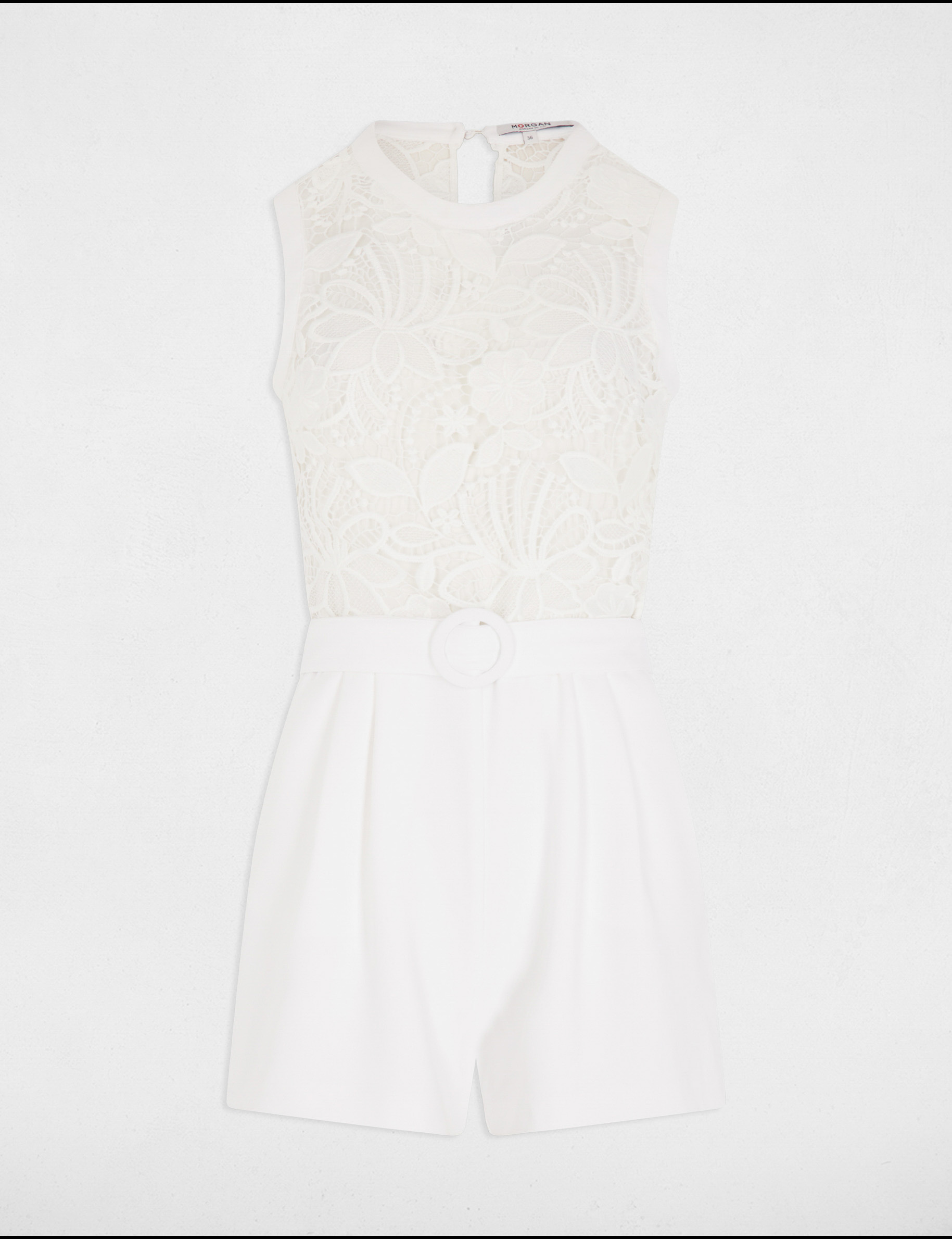 combishort dentelle blanc femme Combishort dentelle blanc femme