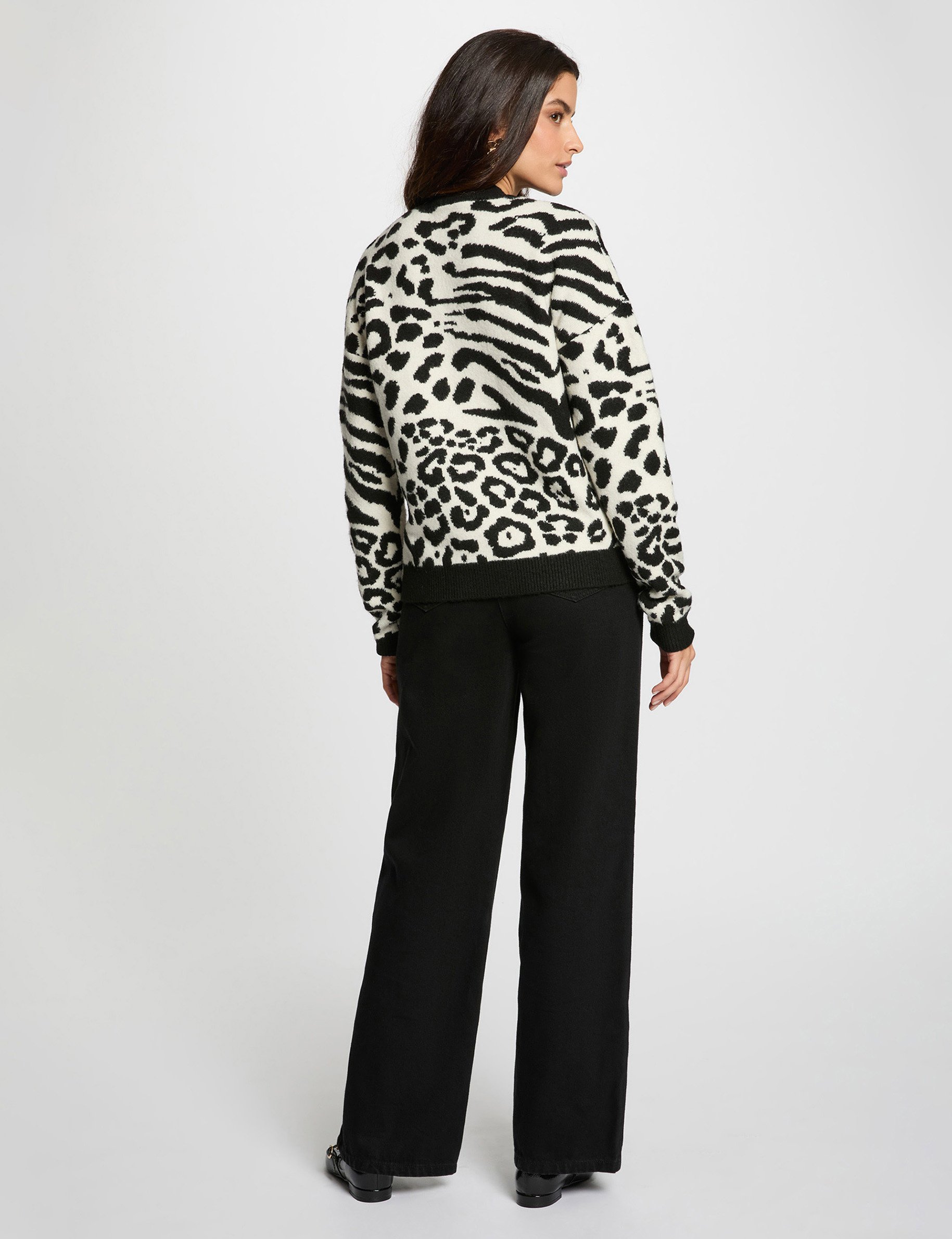 pull court jacquard ivoire femme Pull court jacquard ivoire femme