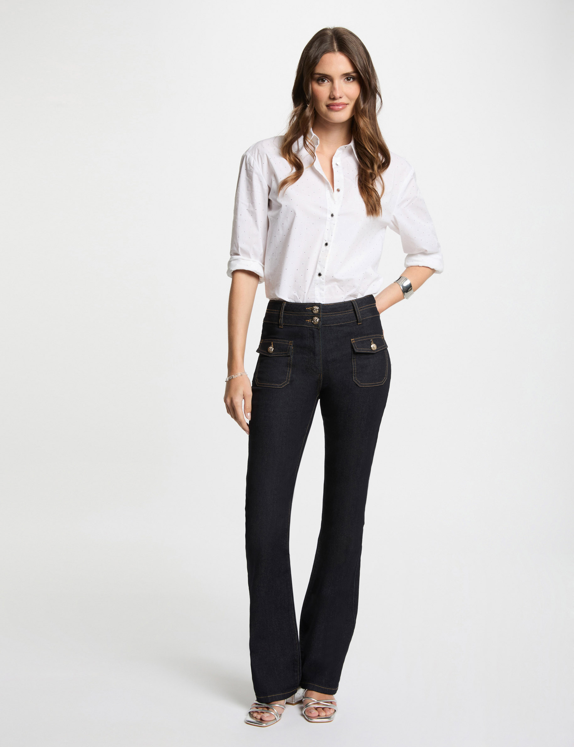 bootcut jeans bleu vrouw Bootcut jeans bleu vrouw