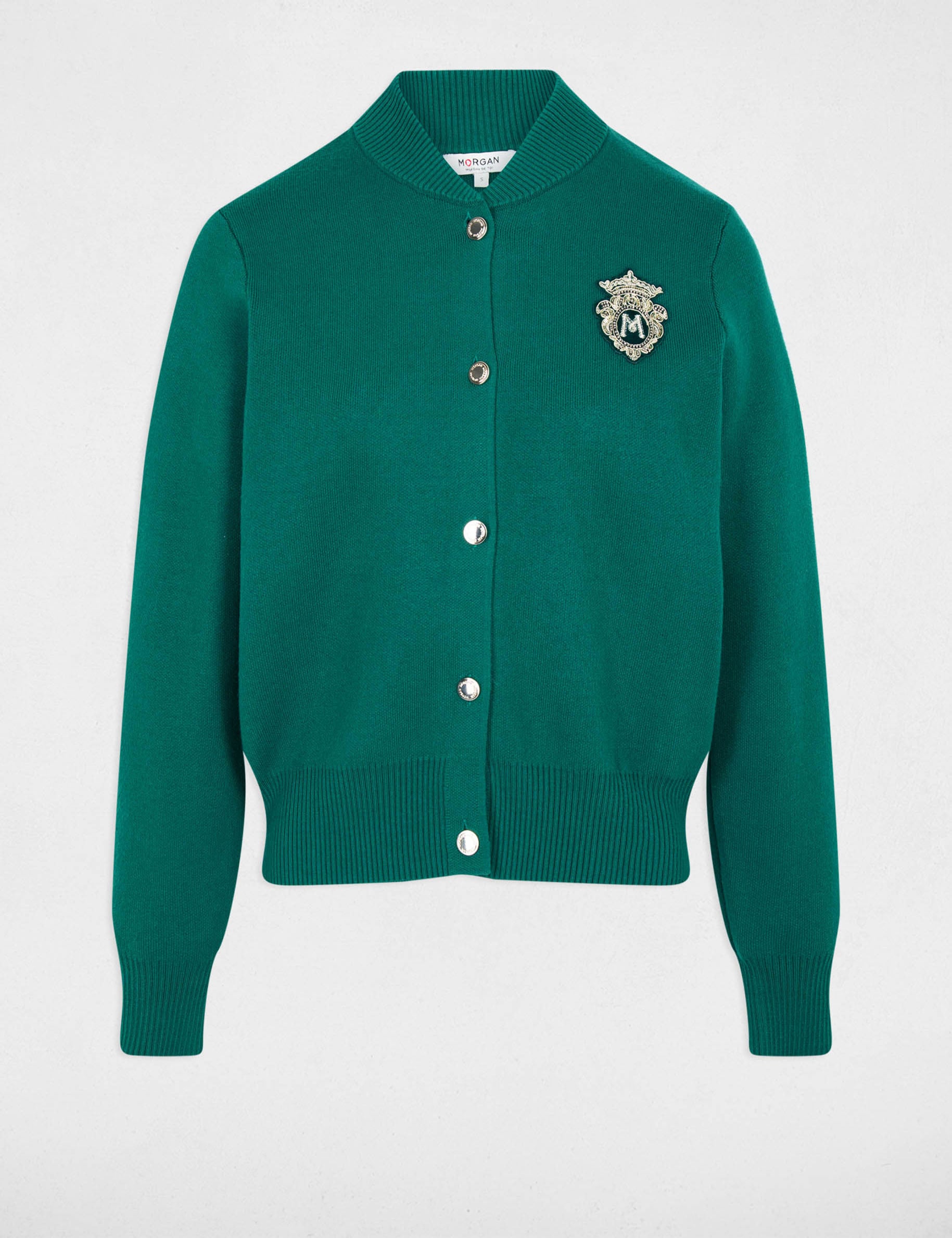 Teddy col trui groen vrouw