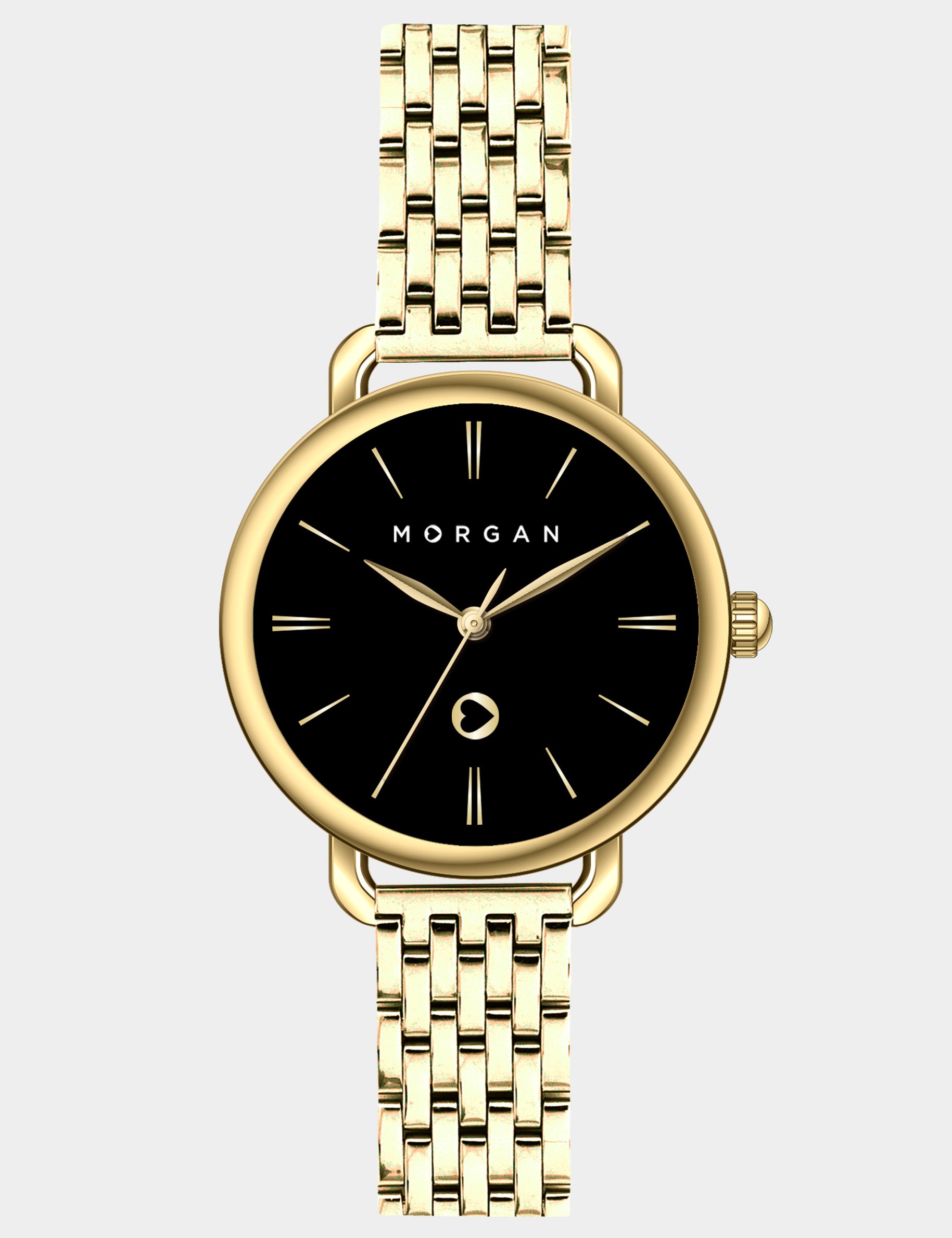 Montre jaune or femme