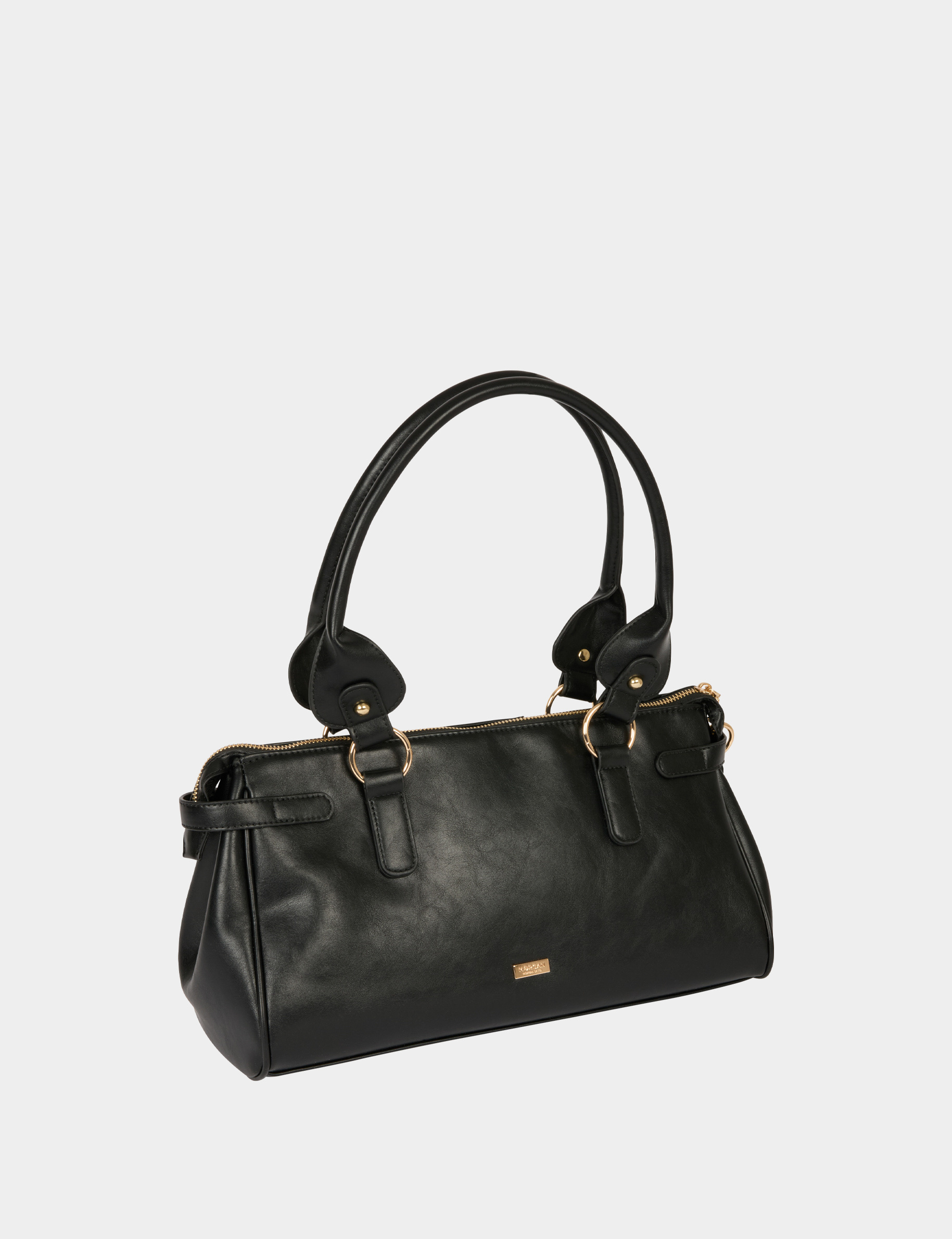 Sac similicuir port&eacute; &eacute;paule noir femme