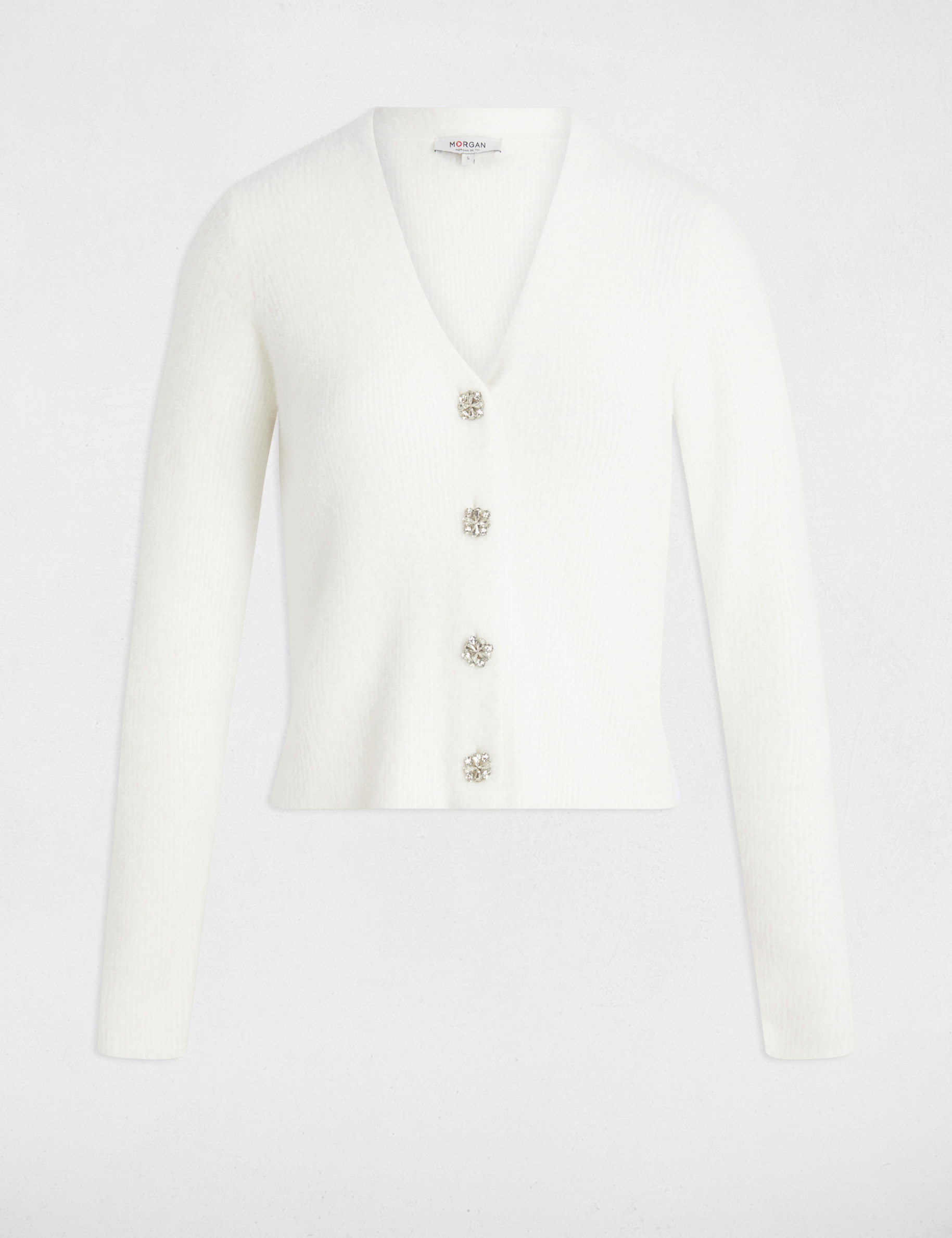vest met lange mouwen helder wit vrouw Vest met lange mouwen helder wit vrouw