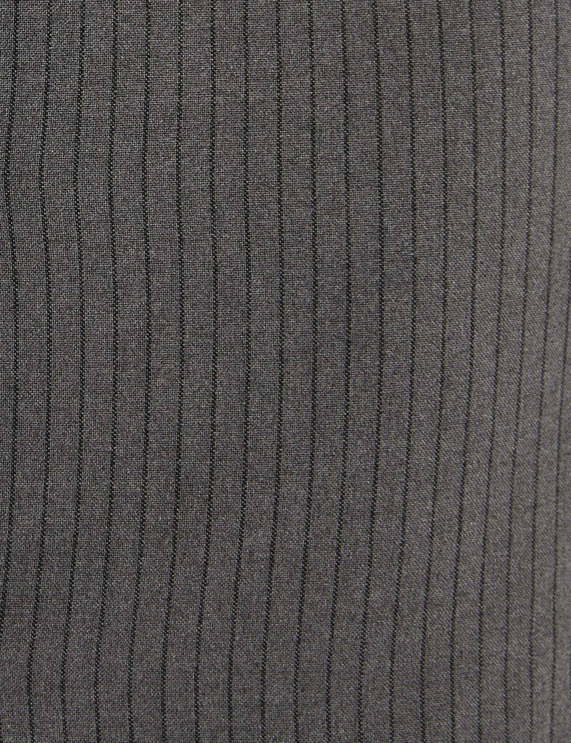 robe fluide col a revers gris moyen femme null