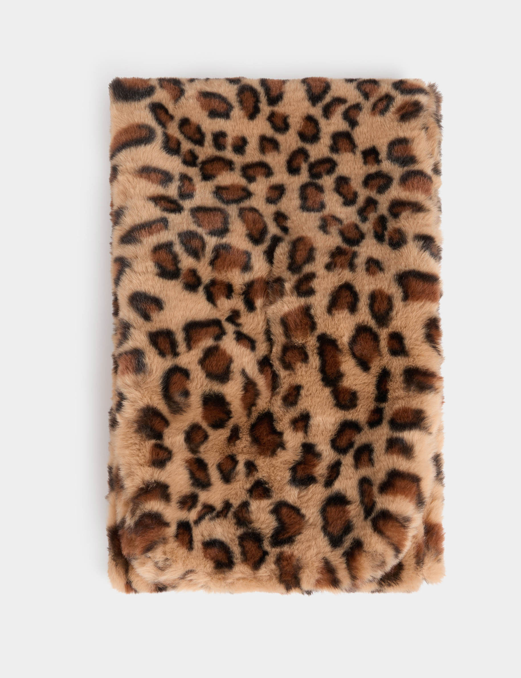 sjaal van imitatiebont meerkleurig vrouw Sjaal van imitatiebont meerkleurig vrouw