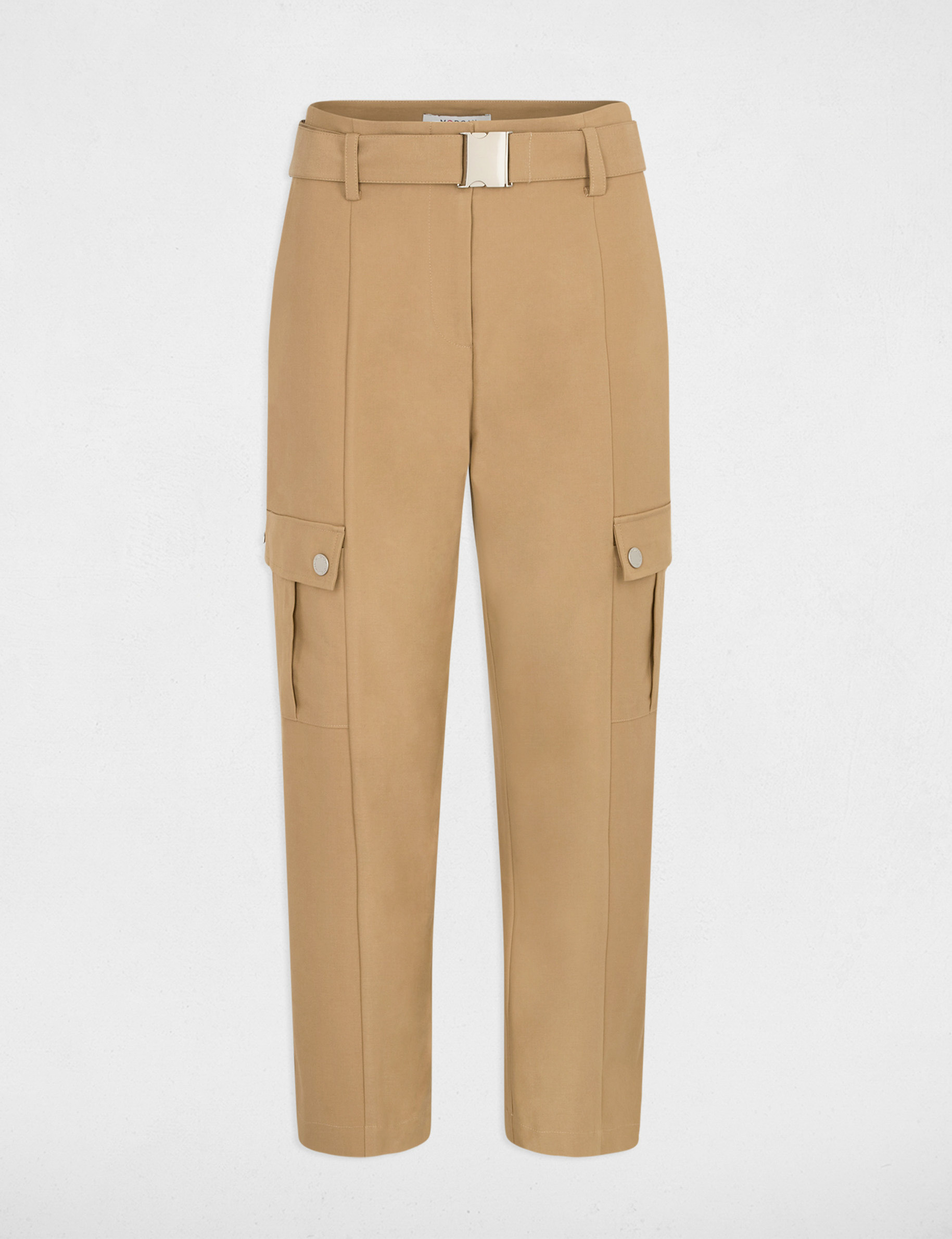 pantalon cargo 78eme beige femme Pantalon cargo 7/8ème beige femme