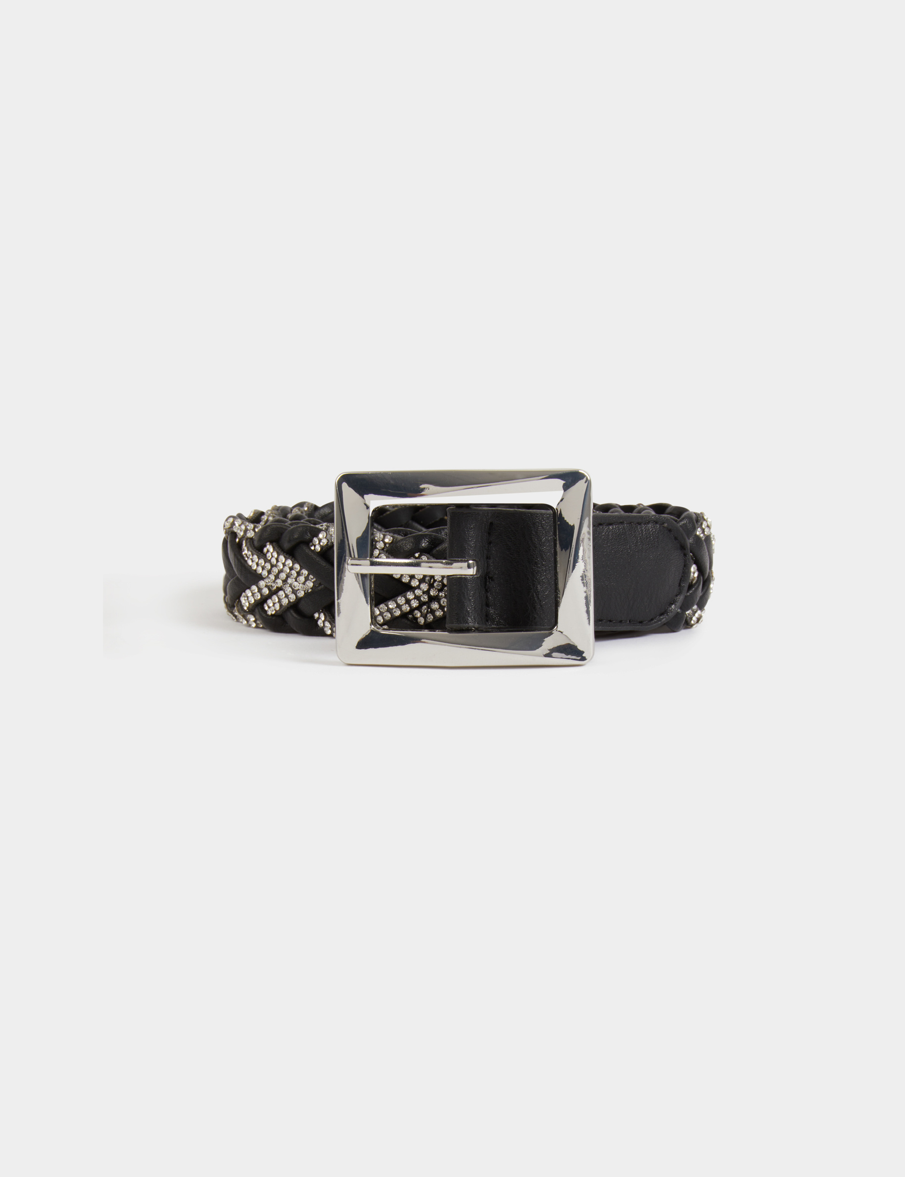 ceinture fine tressee noir femme Ceinture fine tressée noir femme